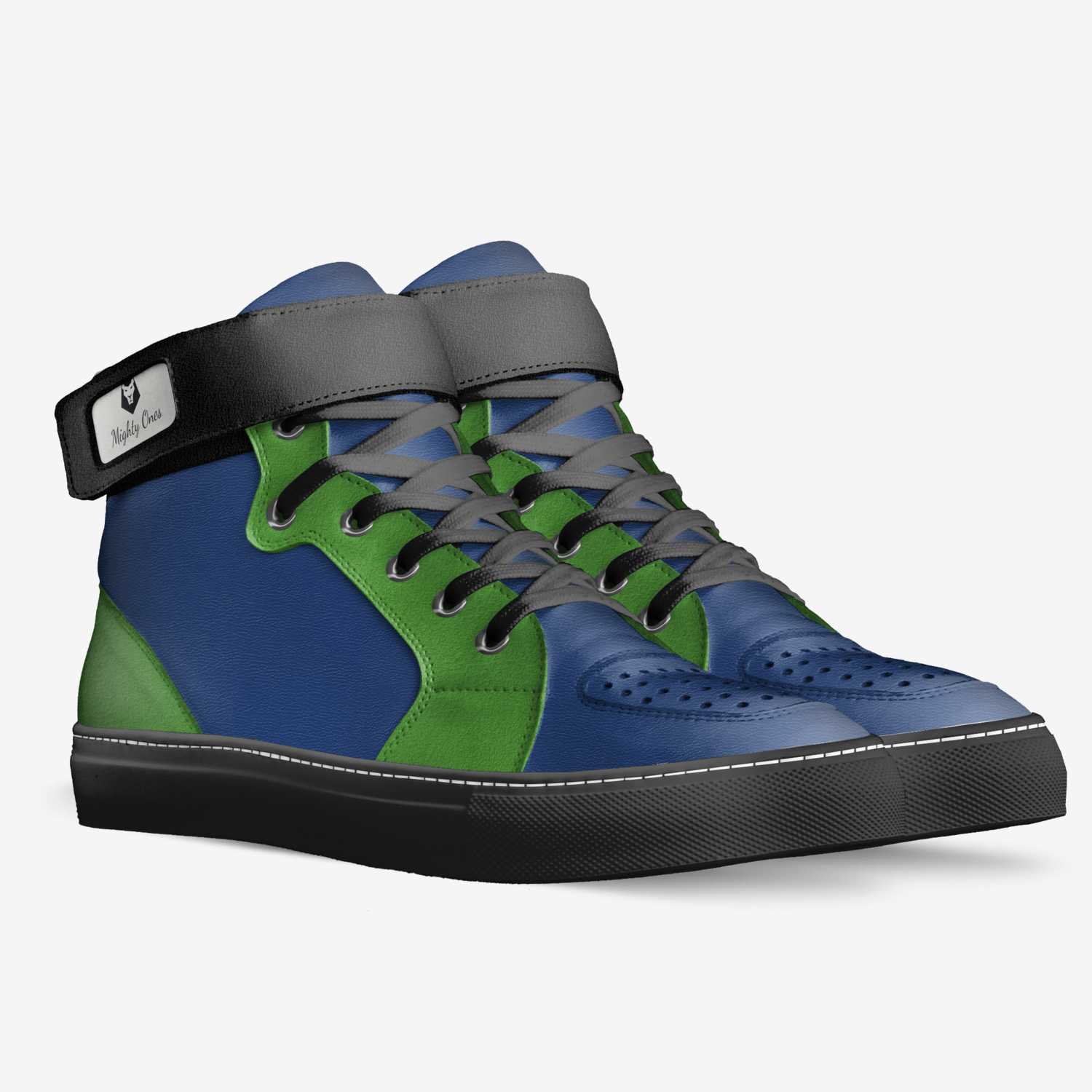 M1's Timberwolves custom made in Italy shoes by Cortez Owens | Double view