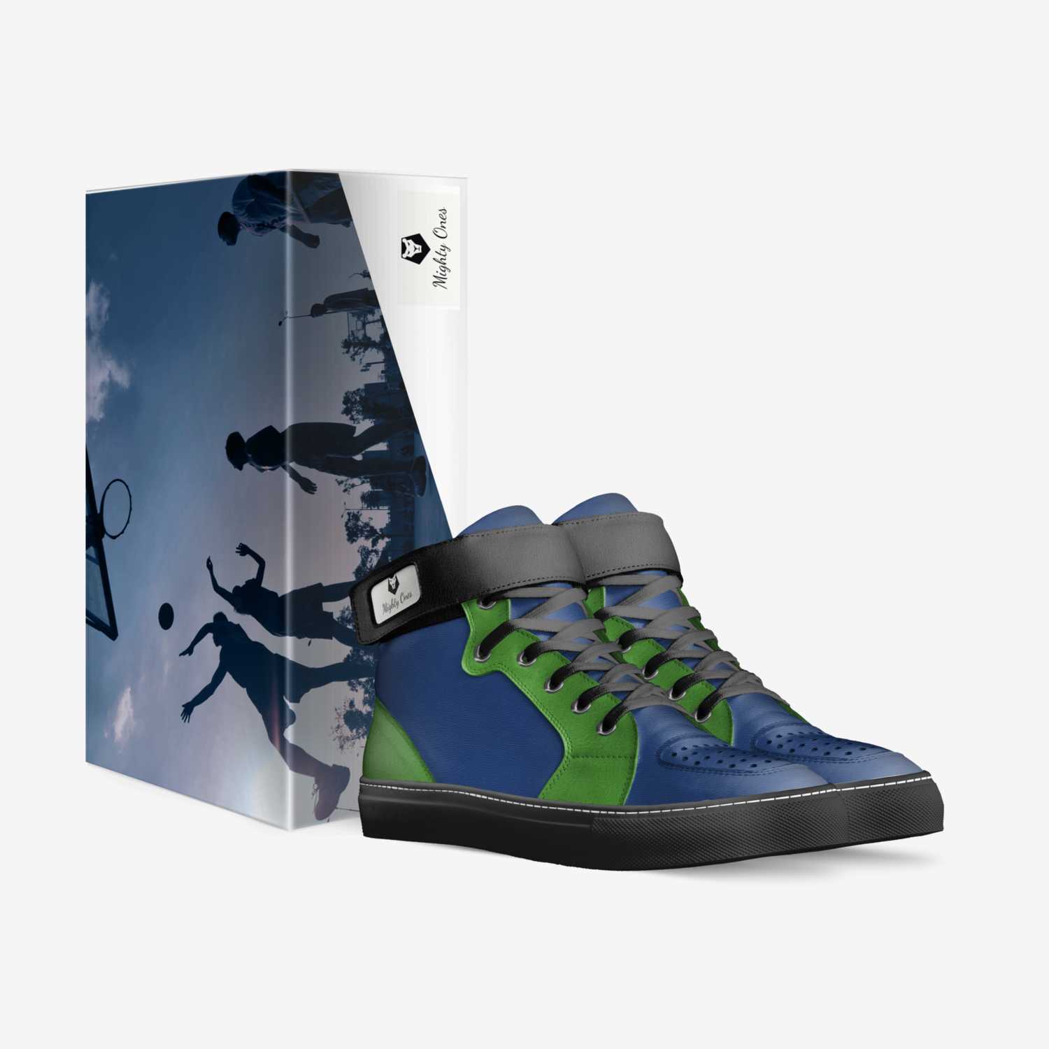 M1's Timberwolves custom made in Italy shoes by Cortez Owens | Box view