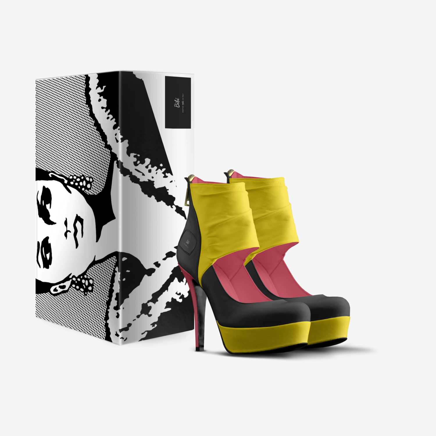 Bibi custom made in Italy shoes by Robel Yemane | Box view