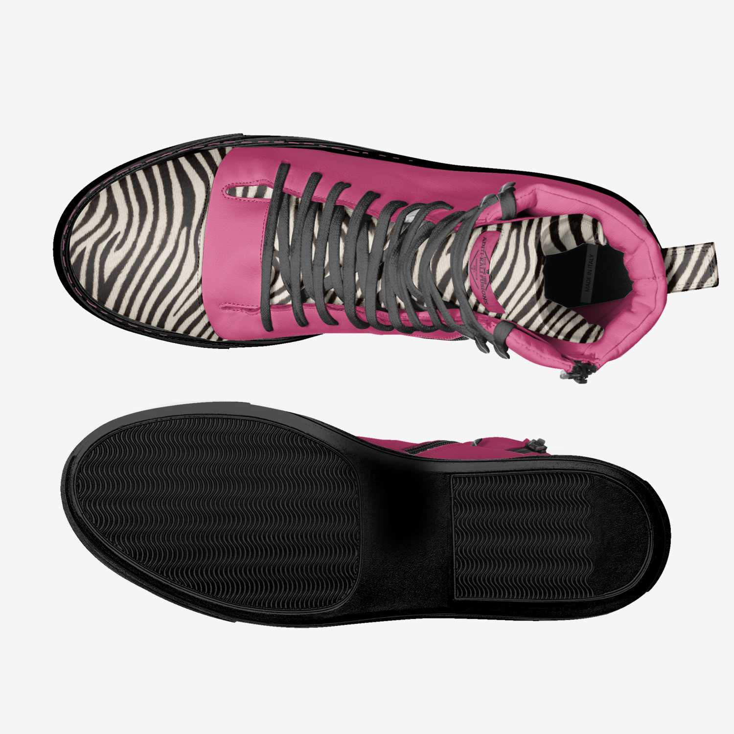 ADITI-KALI FUSIONS custom made in Italy shoes by Aditi-kali Of Wonkey Donkey Bazaar | Top view