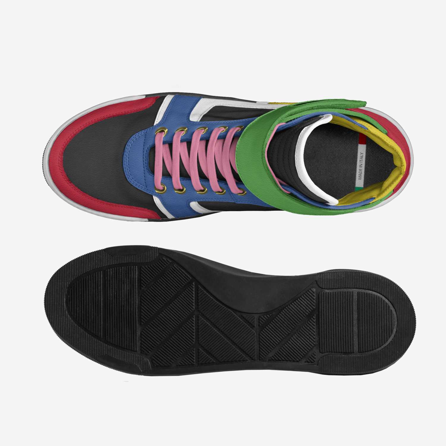 SA Euphoria custom made in Italy shoes by Akere Joseph | Top view