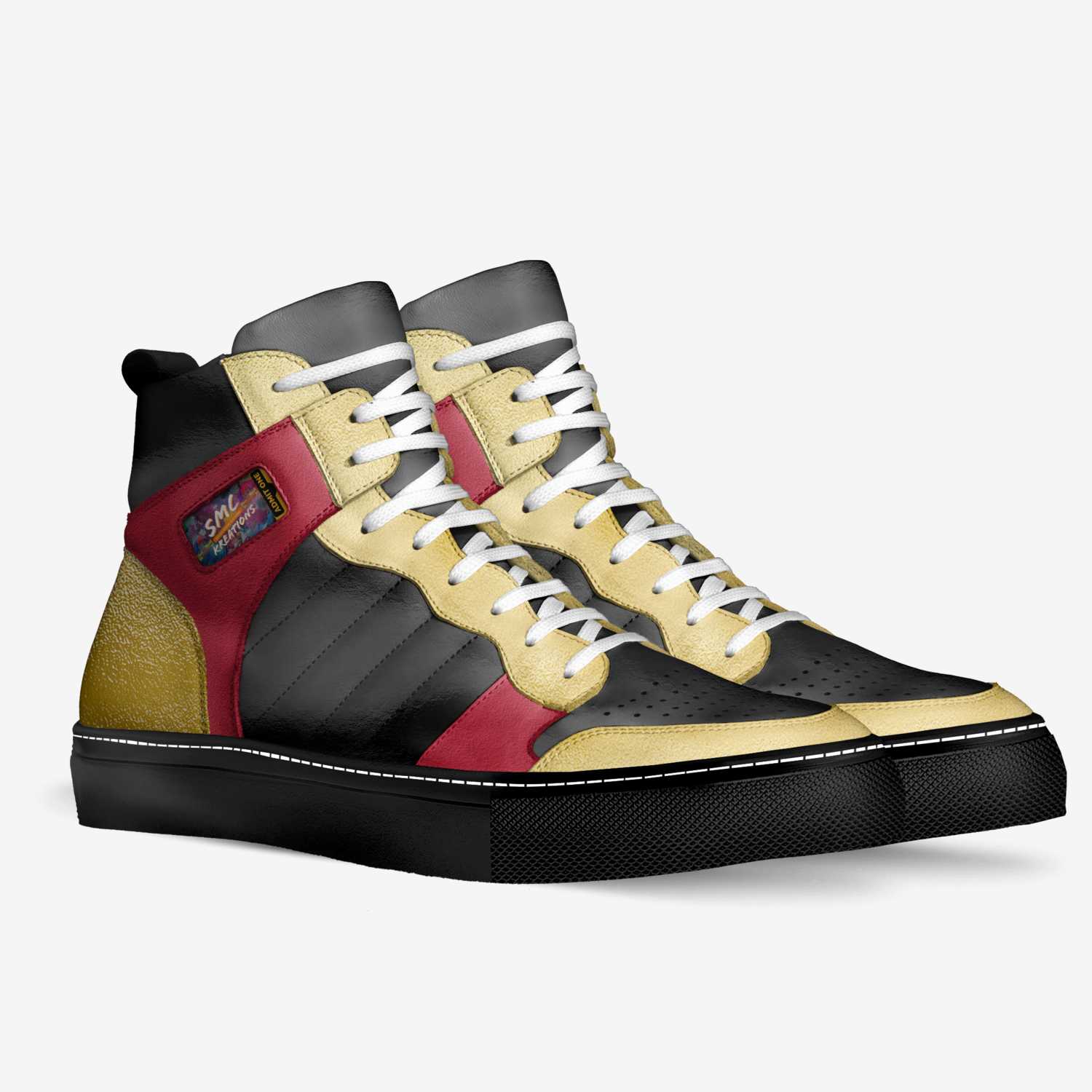 Mickey Mouse  custom made in Italy shoes by Shawn Mcnair | Double view