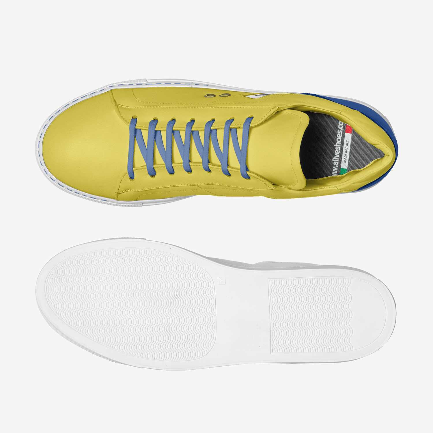Trevor custom made in Italy shoes by Precious Kamara | Top view