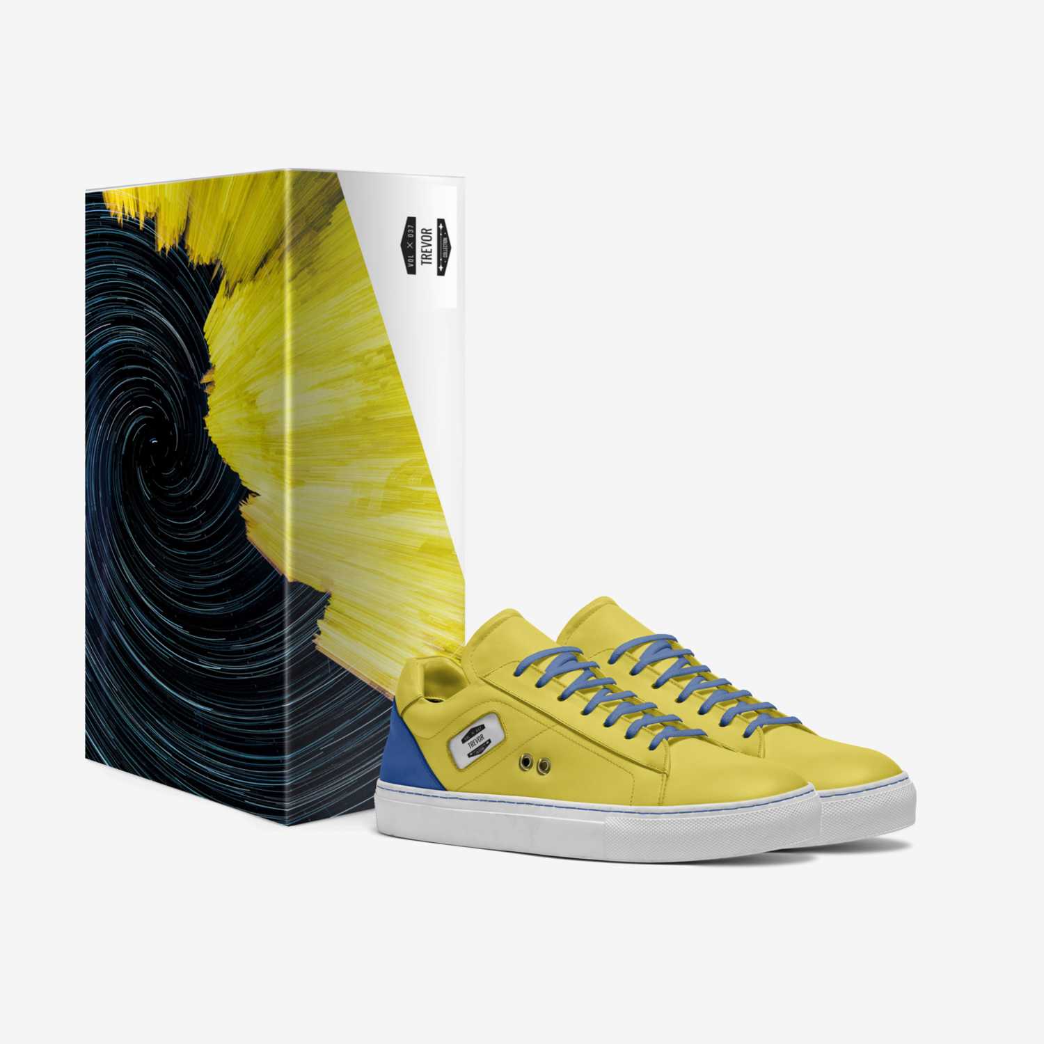 Trevor custom made in Italy shoes by Precious Kamara | Box view