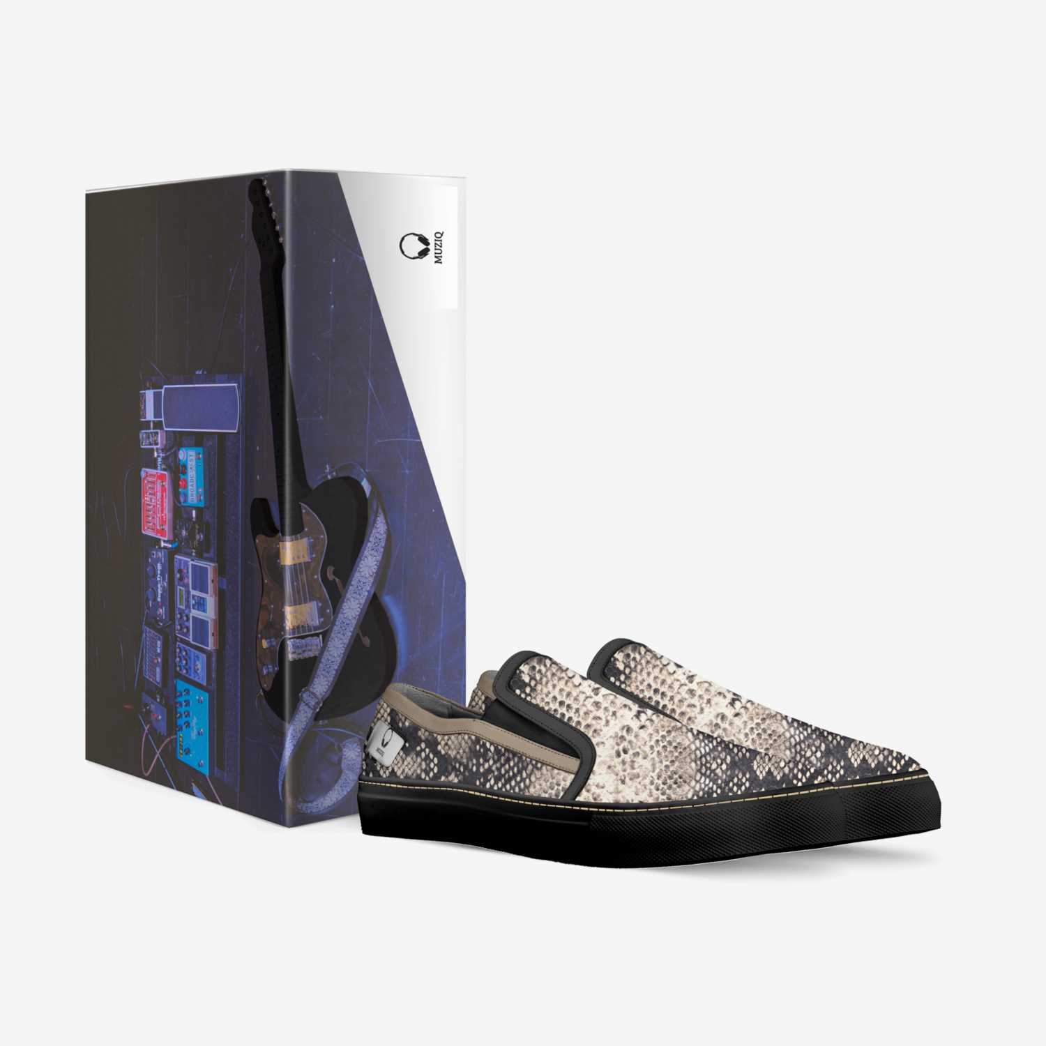 MUZIQ custom made in Italy shoes by Laron Johnson | Box view