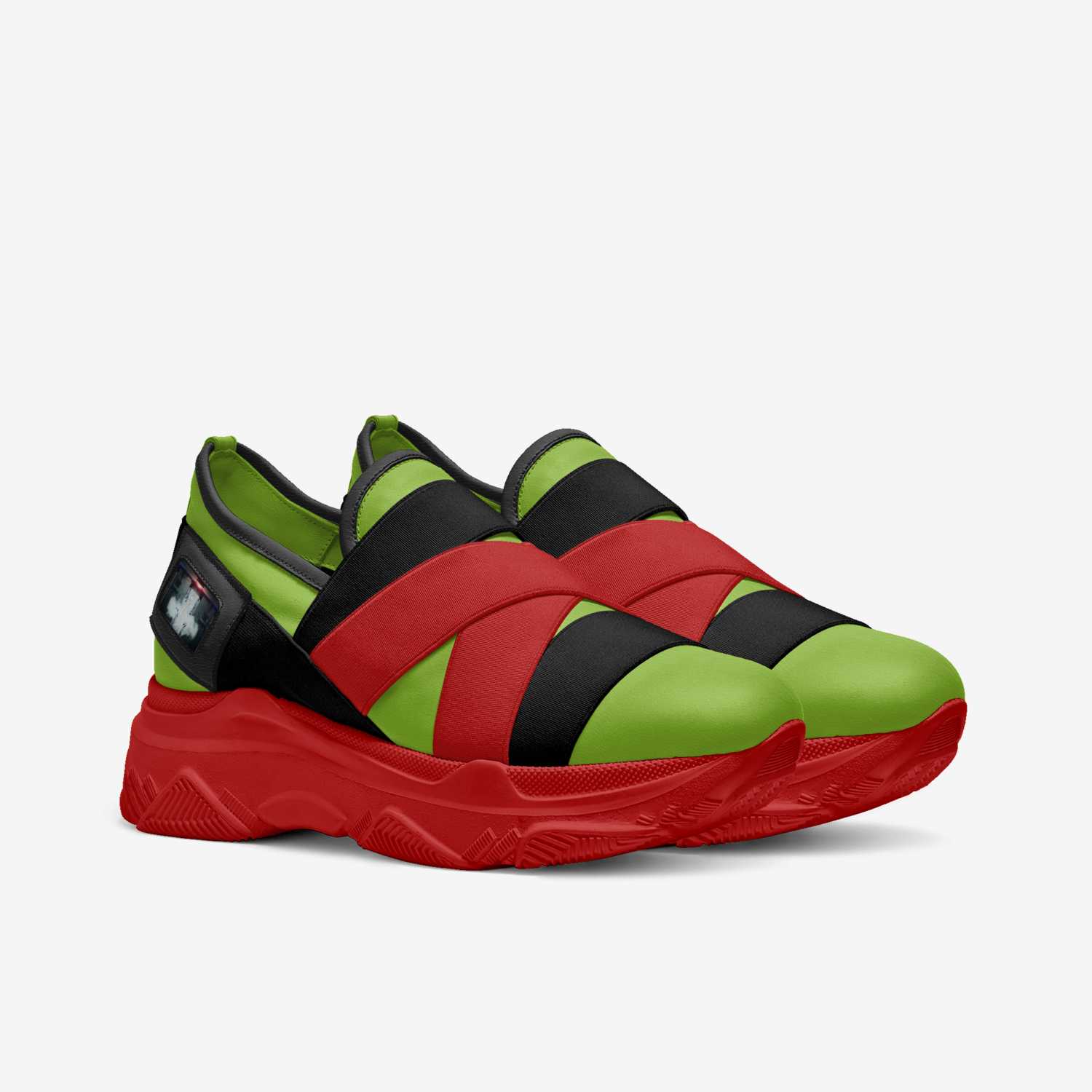FALLEN ALIEN custom made in Italy shoes by Trey Fx | Double view