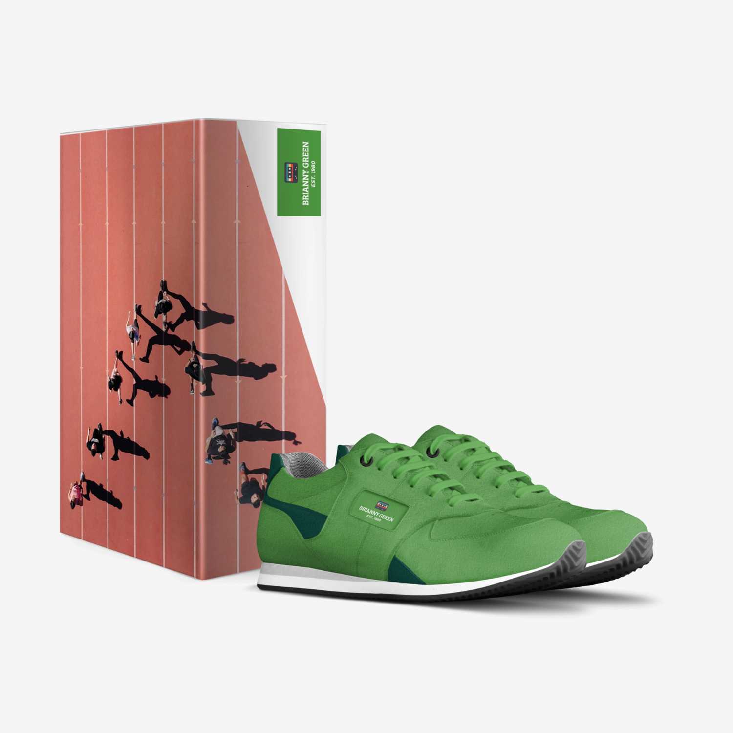 BRIANNY GREEN custom made in Italy shoes by John Samano | Box view