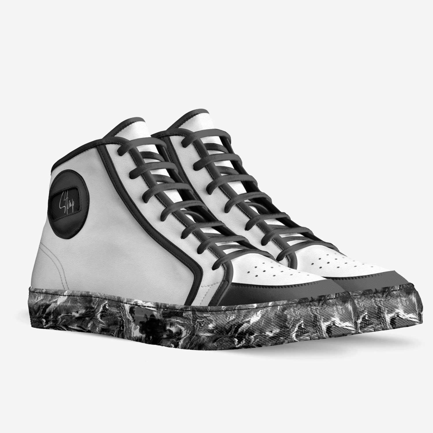 The Paint custom made in Italy shoes by Krystal R. Mcgee | Double view