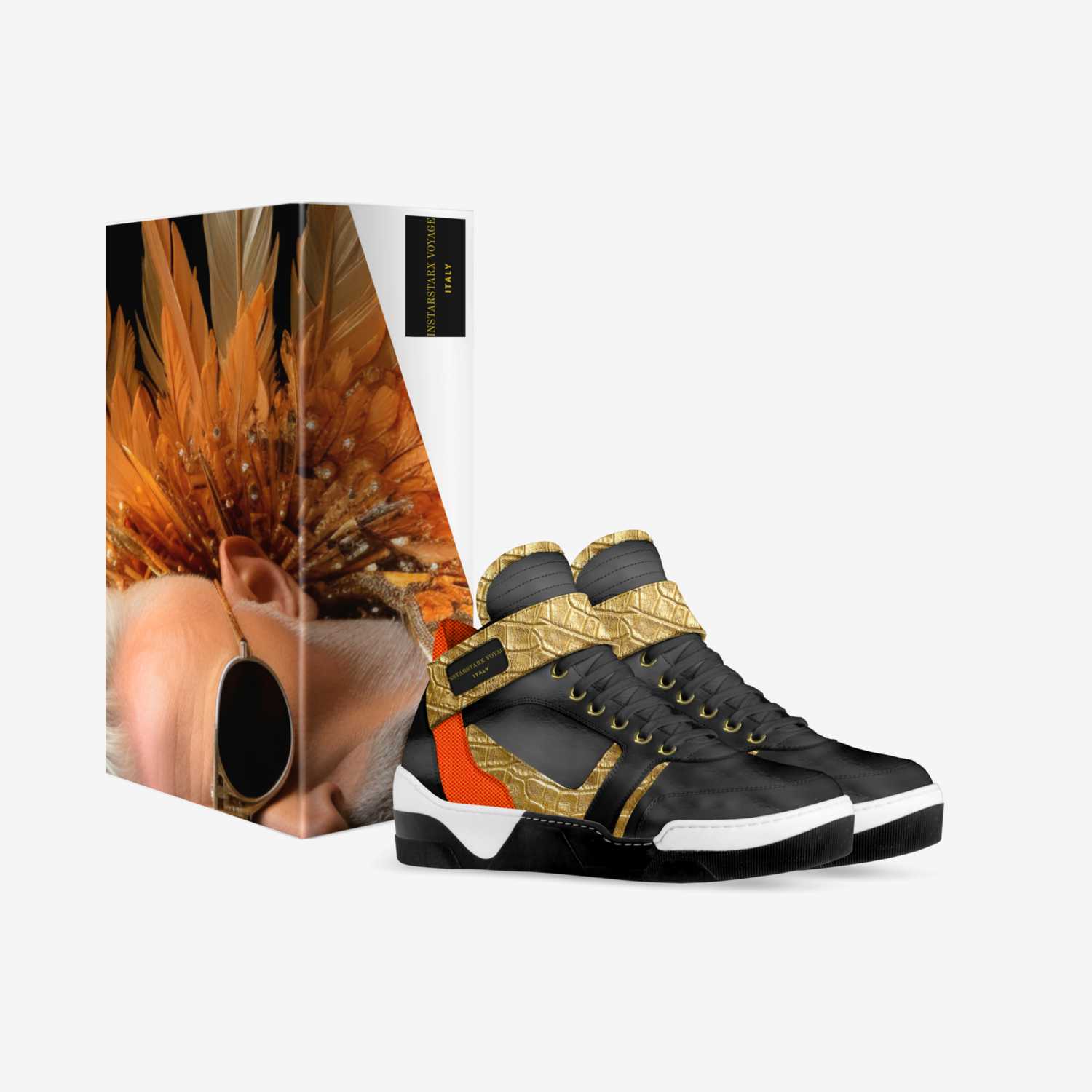 INSTARSTARX VOYAGE custom made in Italy shoes by Instarlux.us | Box view