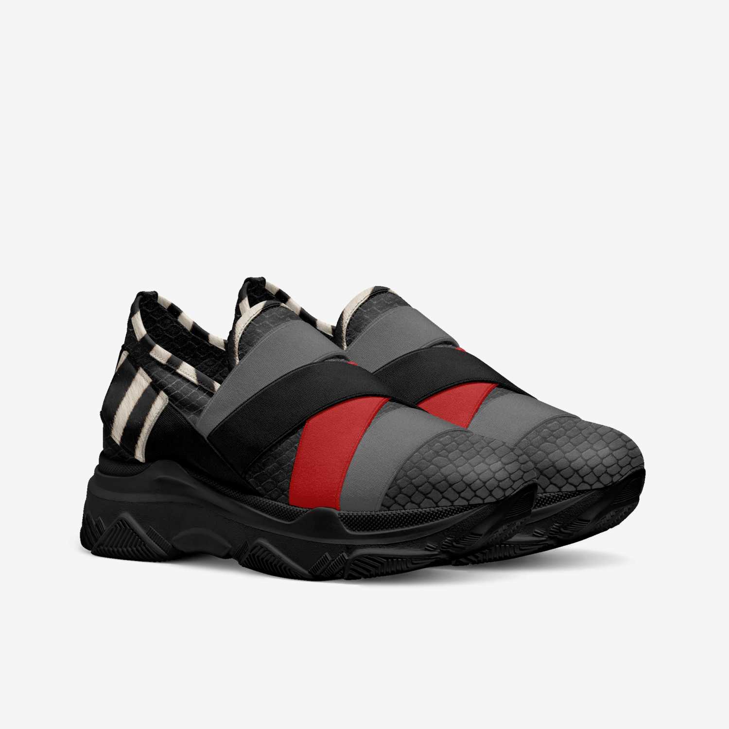 Baddie custom made in Italy shoes by Johnnie East | Double view