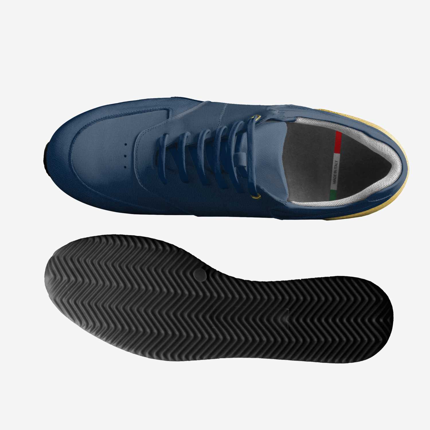 Monsieur Helaire custom made in Italy shoes by Tatted Beast | Top view