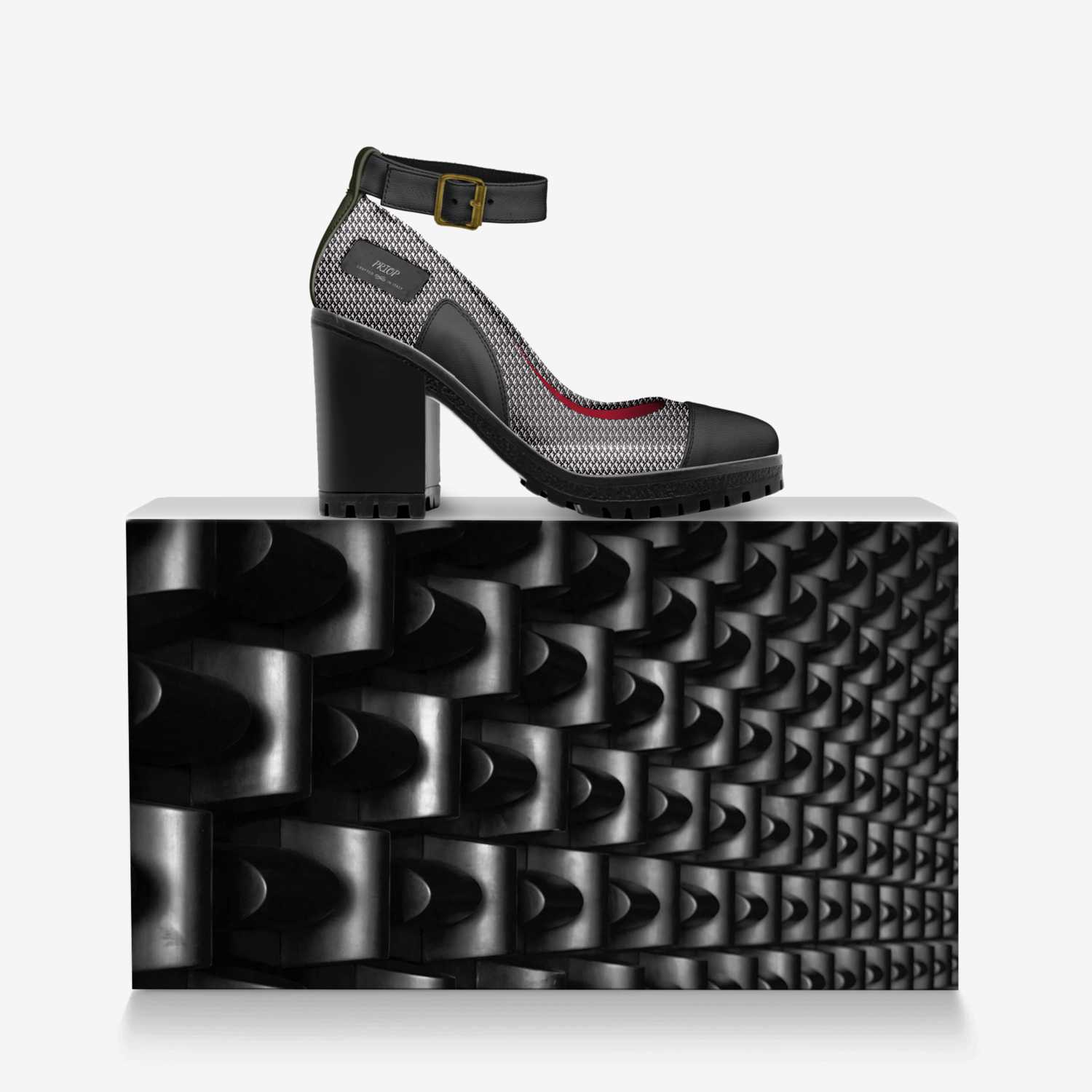 PRIOP custom made in Italy shoes by Wayne Riddick Jr | Over box view