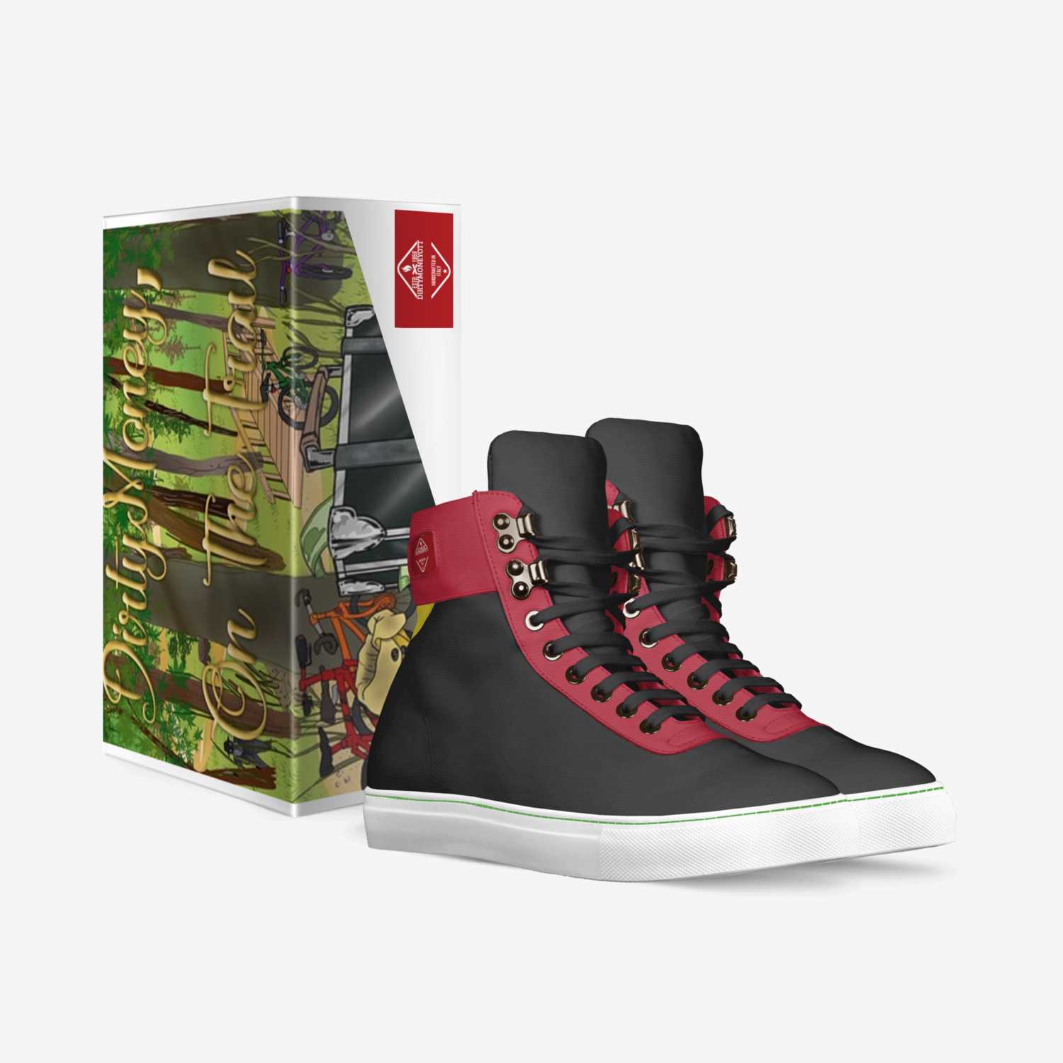 DirtyMoneyOTT custom made in Italy shoes by Allen Davis | Box view
