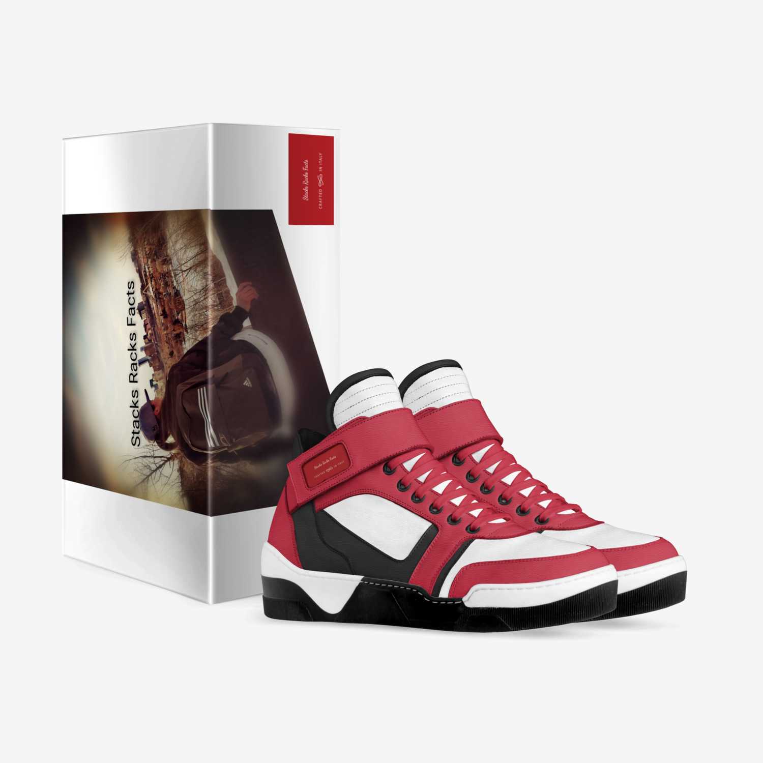 Stacks Racks Facts custom made in Italy shoes by Stephanie Plourde | Box view