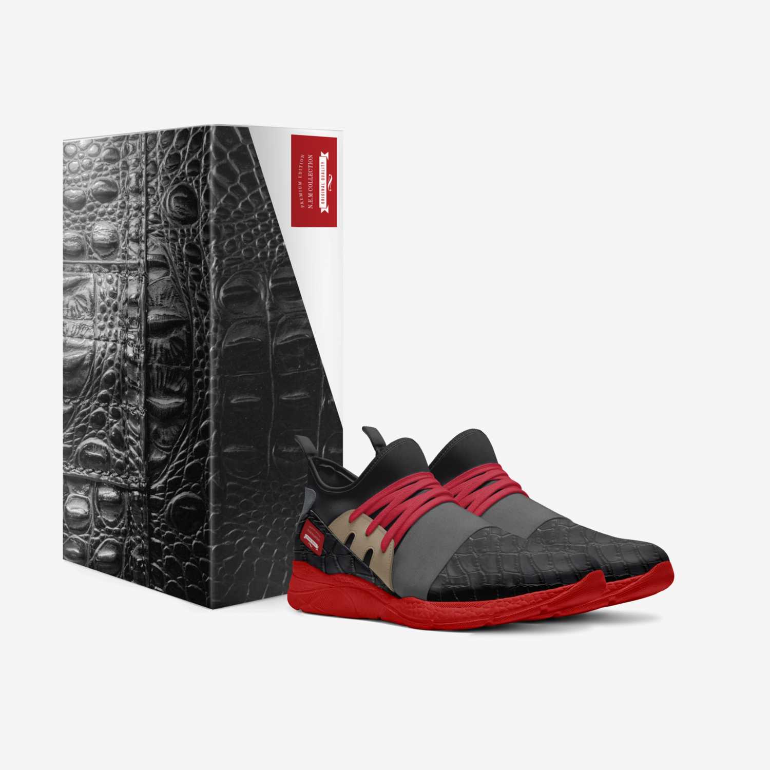 N.E.M Collection custom made in Italy shoes by Virgil Banks | Box view