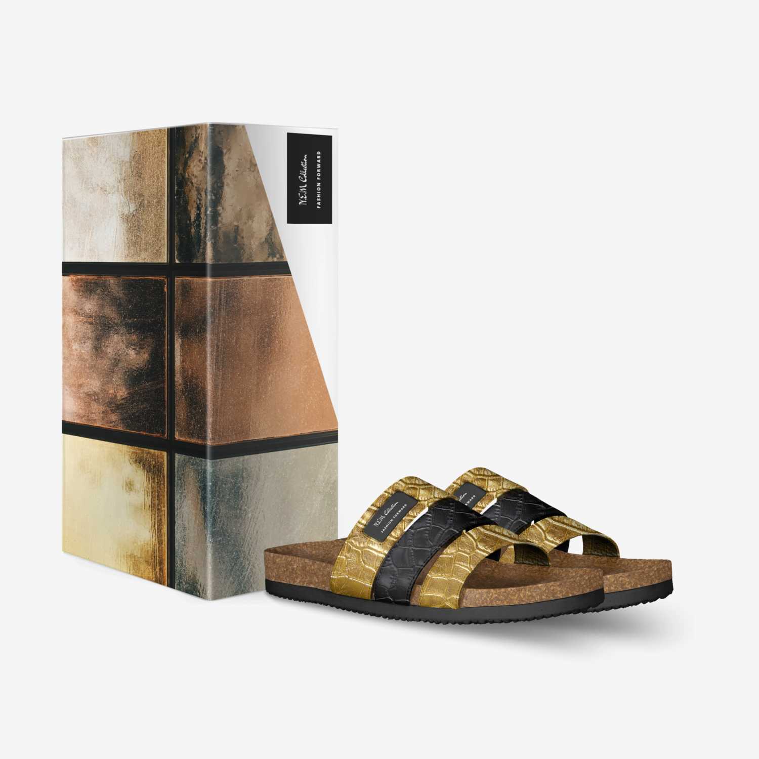 N.E.M Collection  custom made in Italy shoes by Virgil Banks | Box view