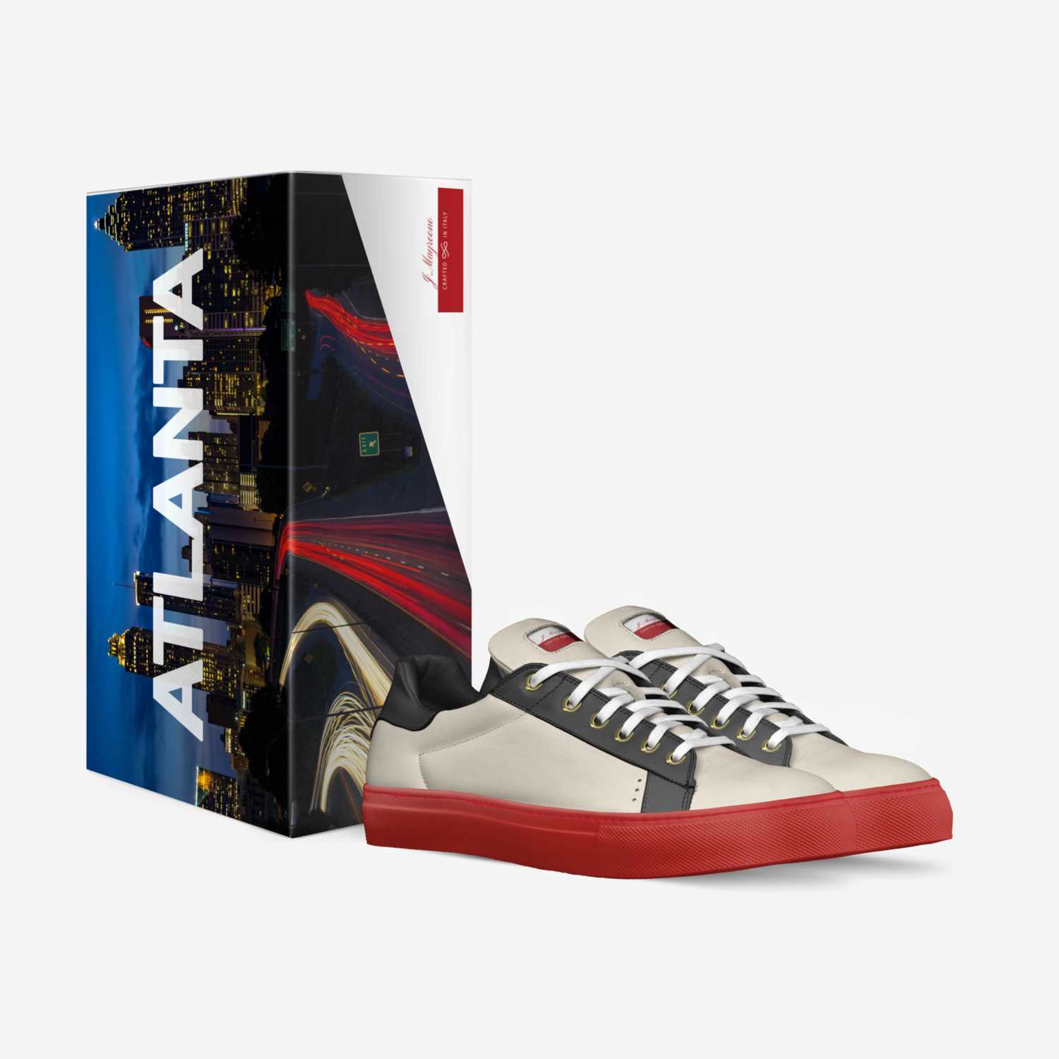 J.Mayroono custom made in Italy shoes by James May | Box view