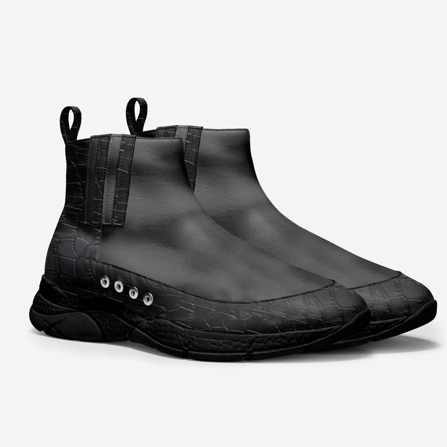 Da Black Chill custom made in Italy shoes by Being Great Every Day | Double view