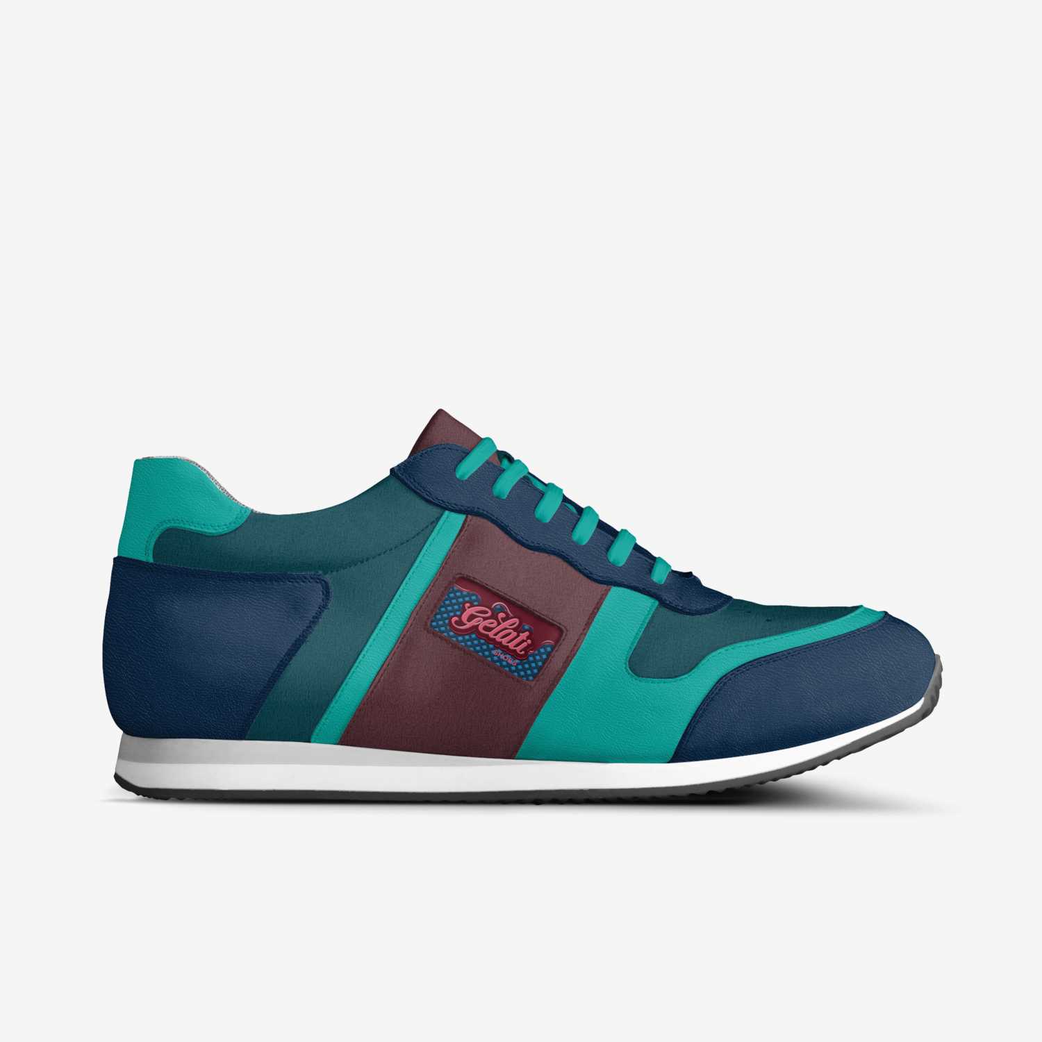 Wild Berry custom made in Italy shoes by Craig David | Side view