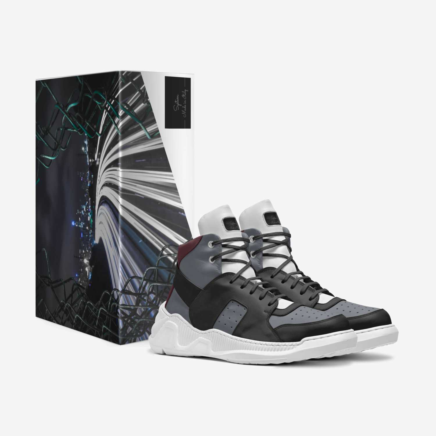 System custom made in Italy shoes by Leah A Robles | Box view