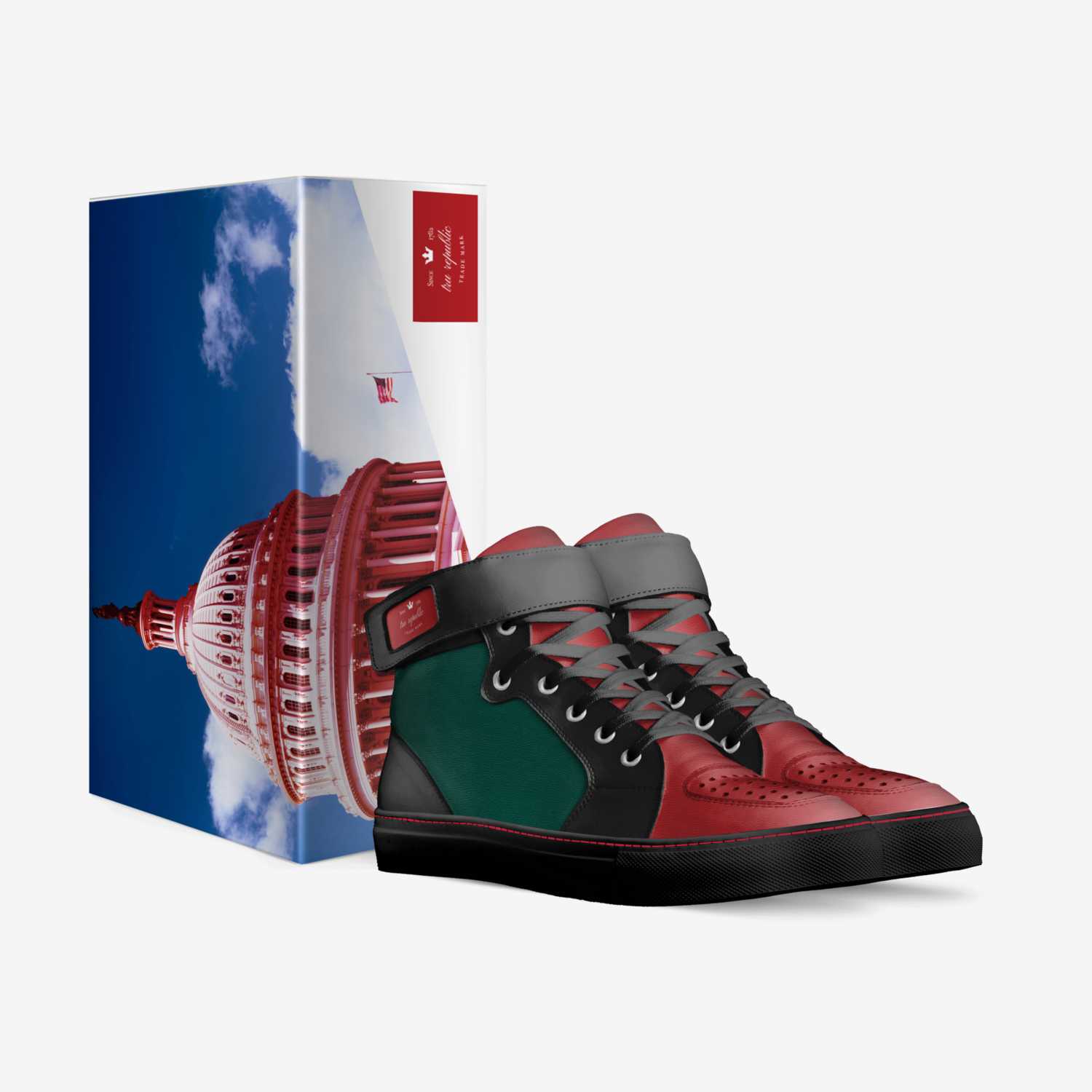 tru republic custom made in Italy shoes by Raheem Abdul El | Box view