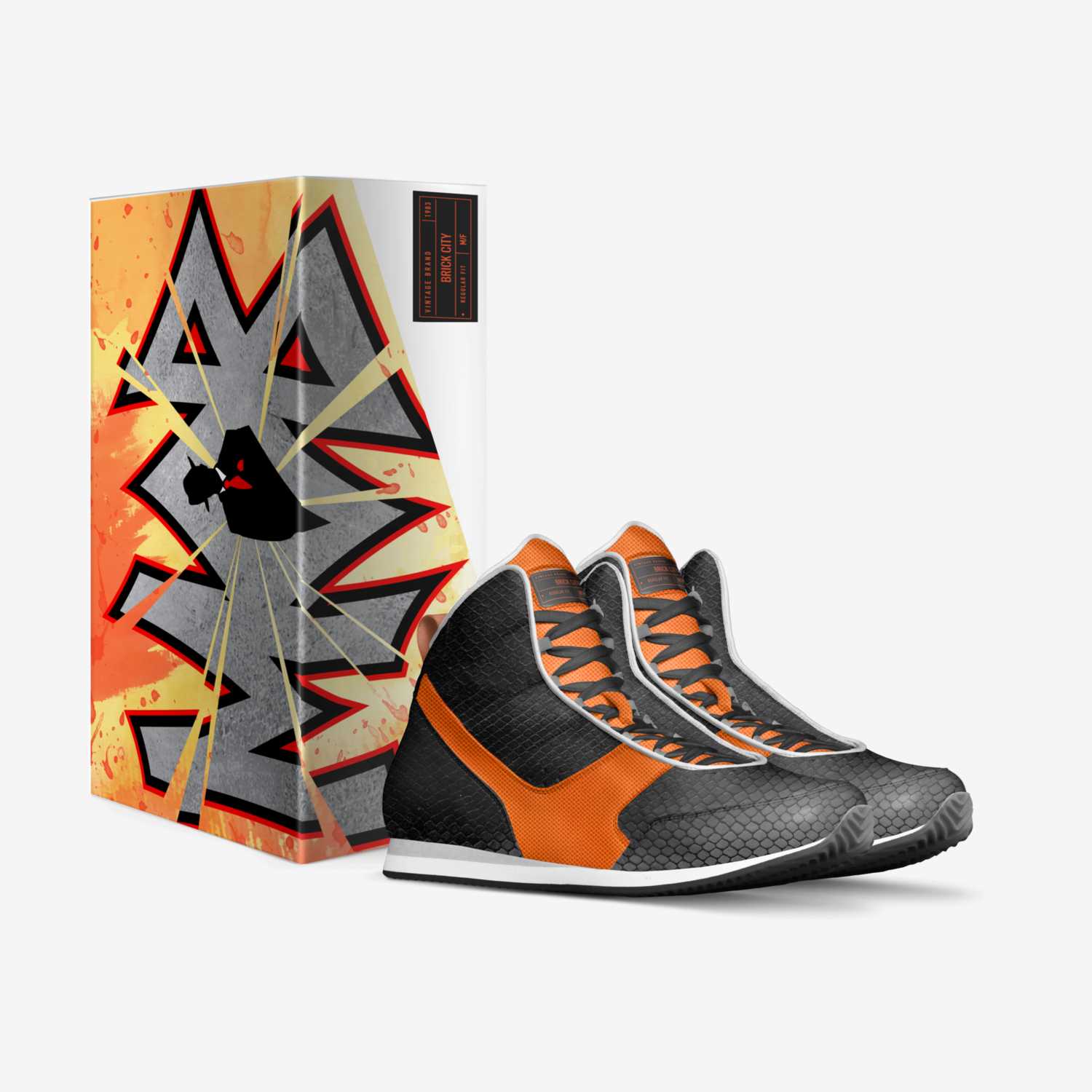 Brick City custom made in Italy shoes by Rich Camacho | Box view
