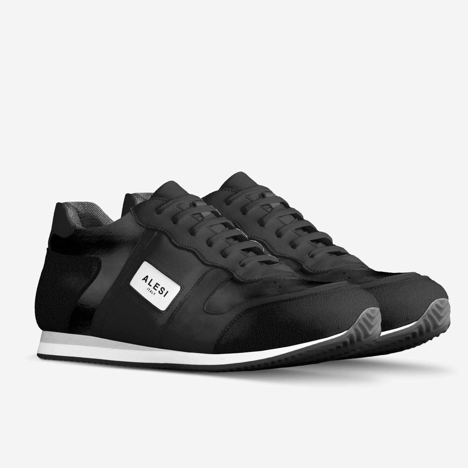 ALESI RUNNER II custom made in Italy shoes by Lonanthony Parker | Double view