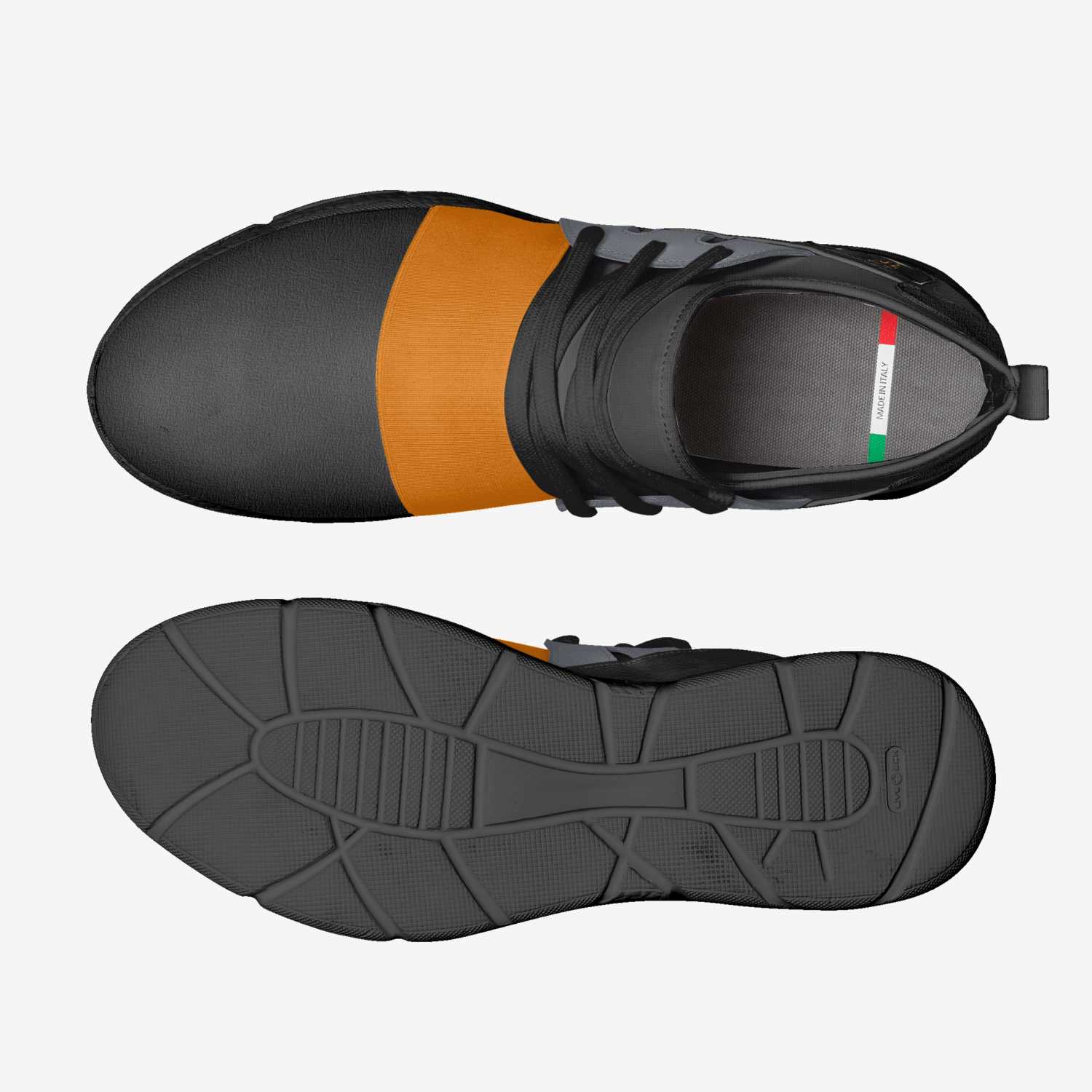 TygerStyle low 2 custom made in Italy shoes by TrewMonger Brand | Top view