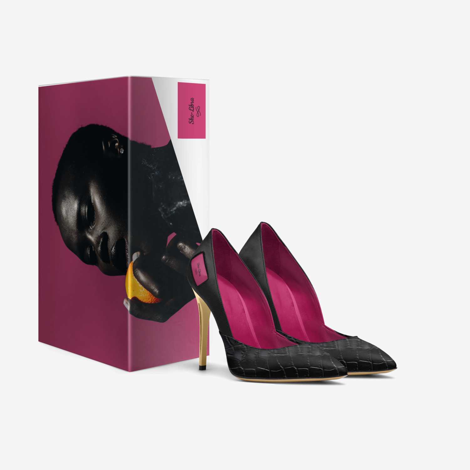 She-Libra custom made in Italy shoes by M. S. Bell-carson | Box view