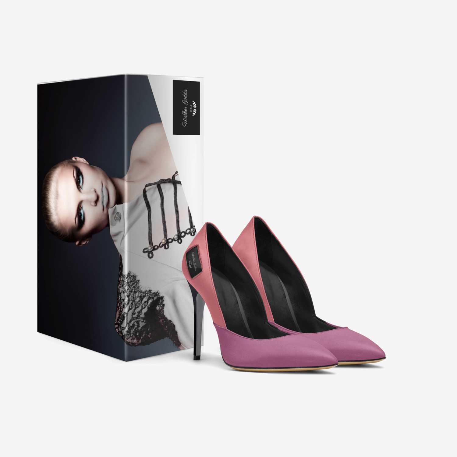 Walker Goddis custom made in Italy shoes by Breneisha Thurston | Box view