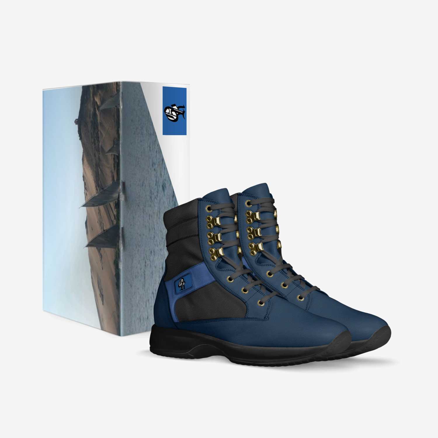 Blue Nile Nubian custom made in Italy shoes by Oscar Raphael | Box view