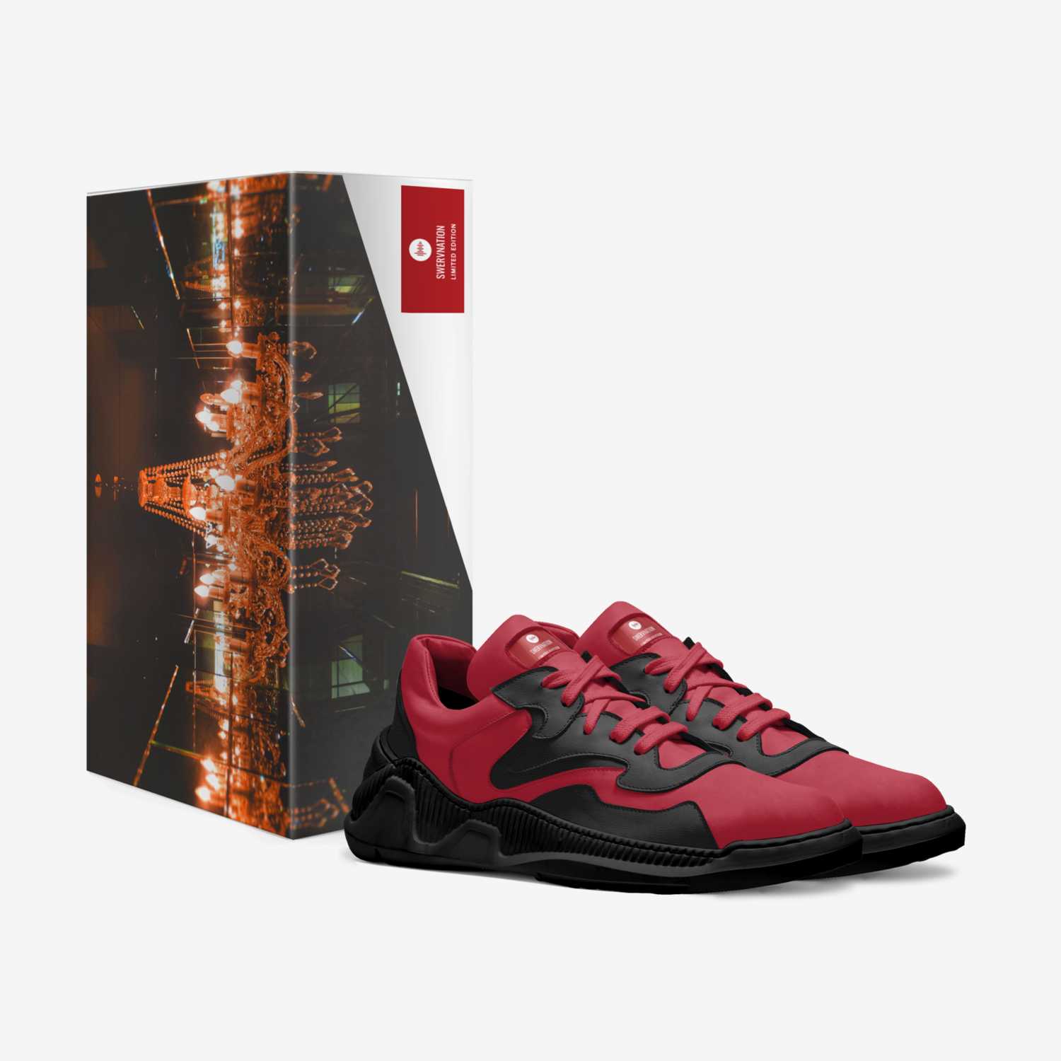Swervnation  custom made in Italy shoes by James Samuels | Box view