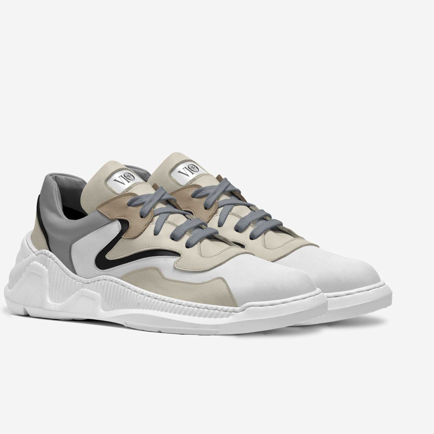 VIO II custom made in Italy shoes by Vio Sneakers | Double view