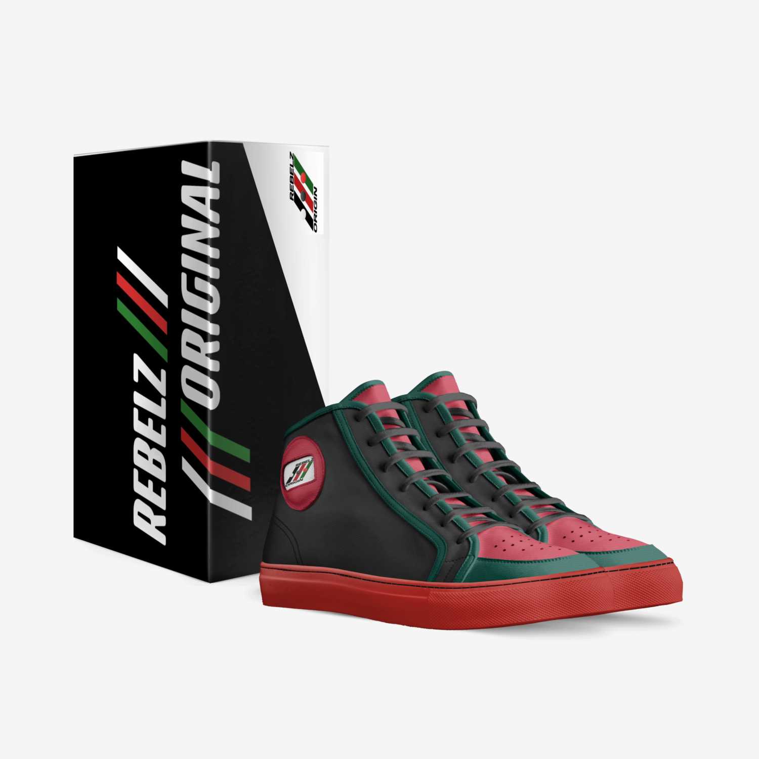 REBELZ ORIGINAL custom made in Italy shoes by Angel Ruiz Garcia | Box view