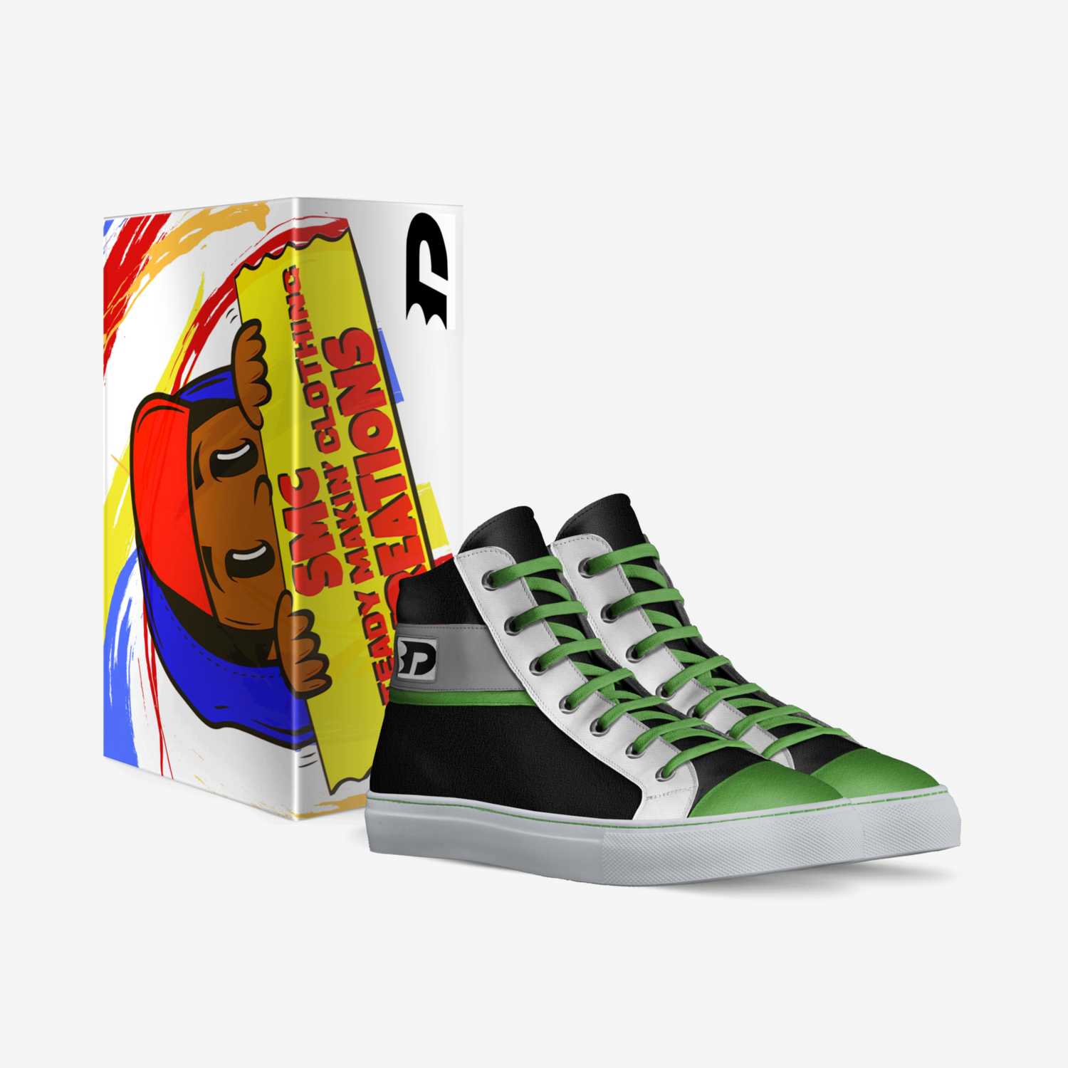 Danny Phantom custom made in Italy shoes by Shawn Mcnair | Box view