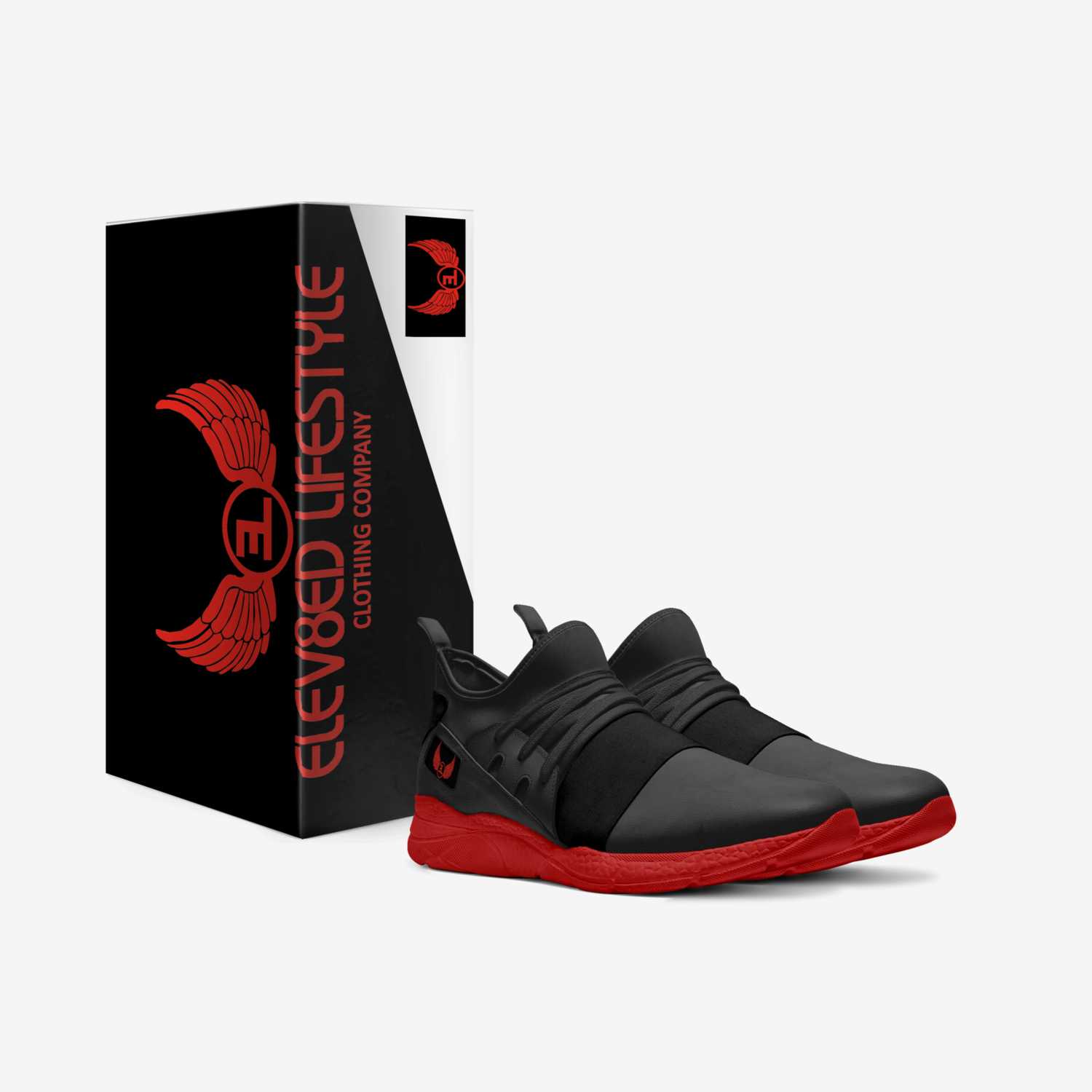 Elev8ed Runner custom made in Italy shoes by Larry Stacy | Box view
