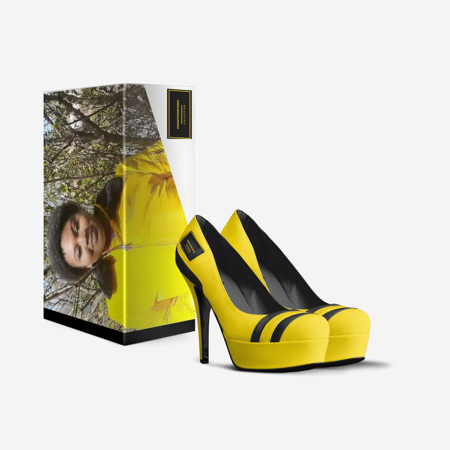Itsokaytofeeltoday custom made in Italy shoes by Maria Hammie | Box view