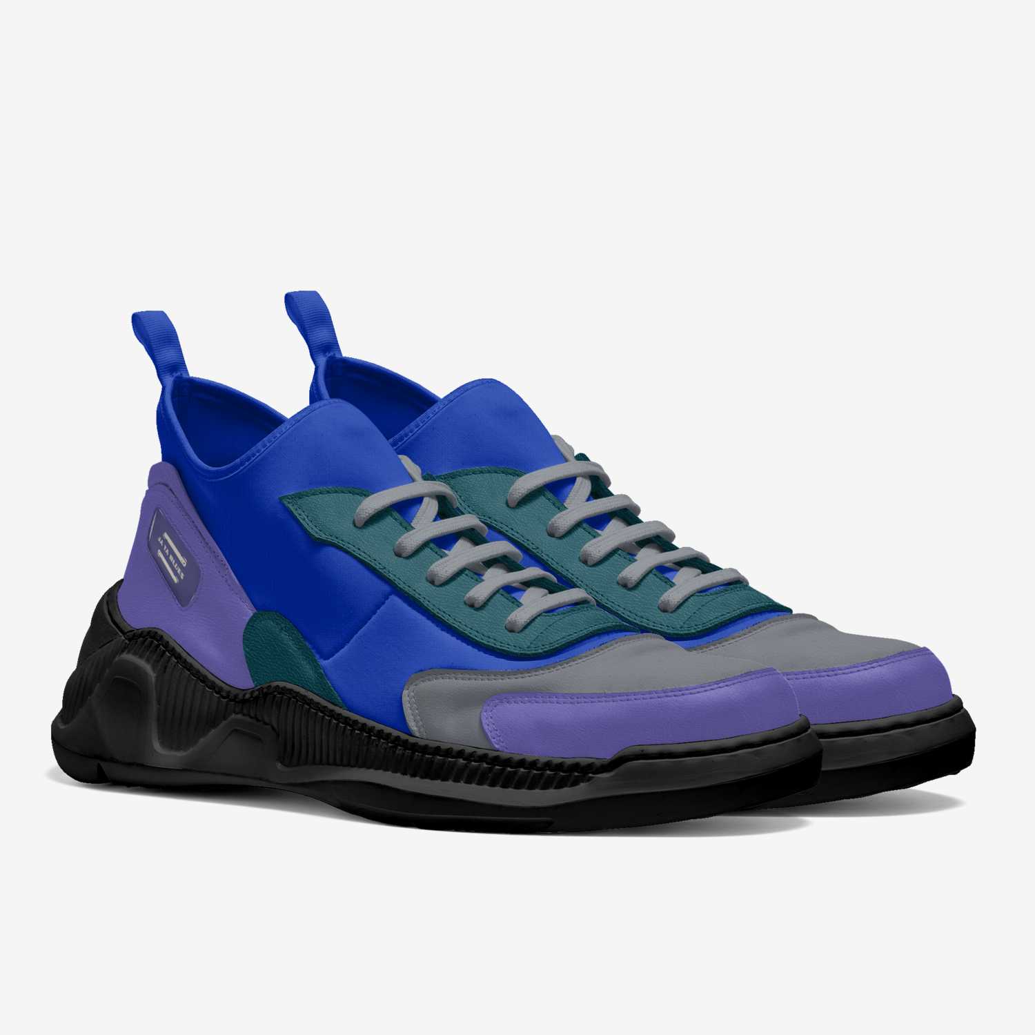 THE BLUES  custom made in Italy shoes by Ja (jarata) Ta | Double view