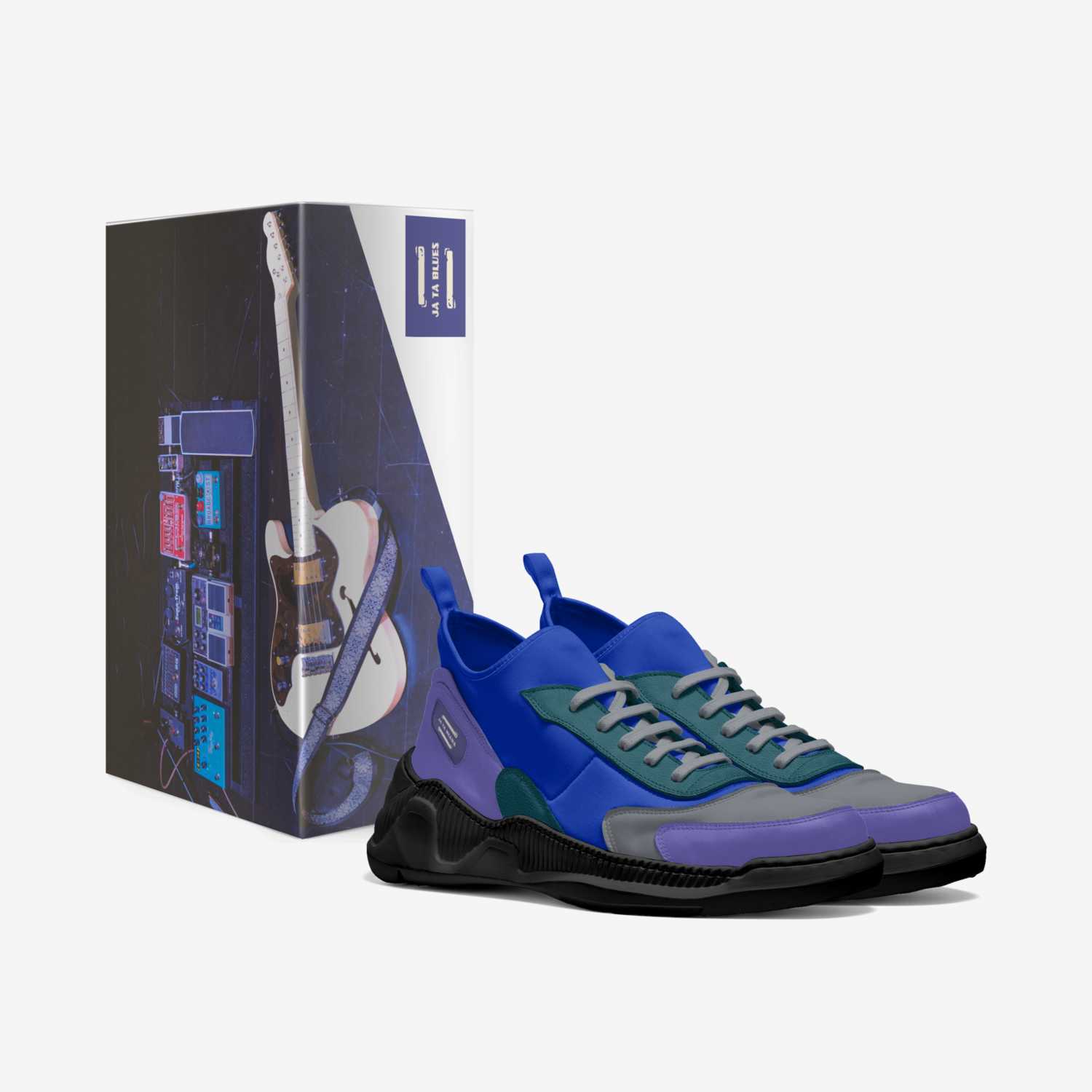 THE BLUES  custom made in Italy shoes by Ja (jarata) Ta | Box view