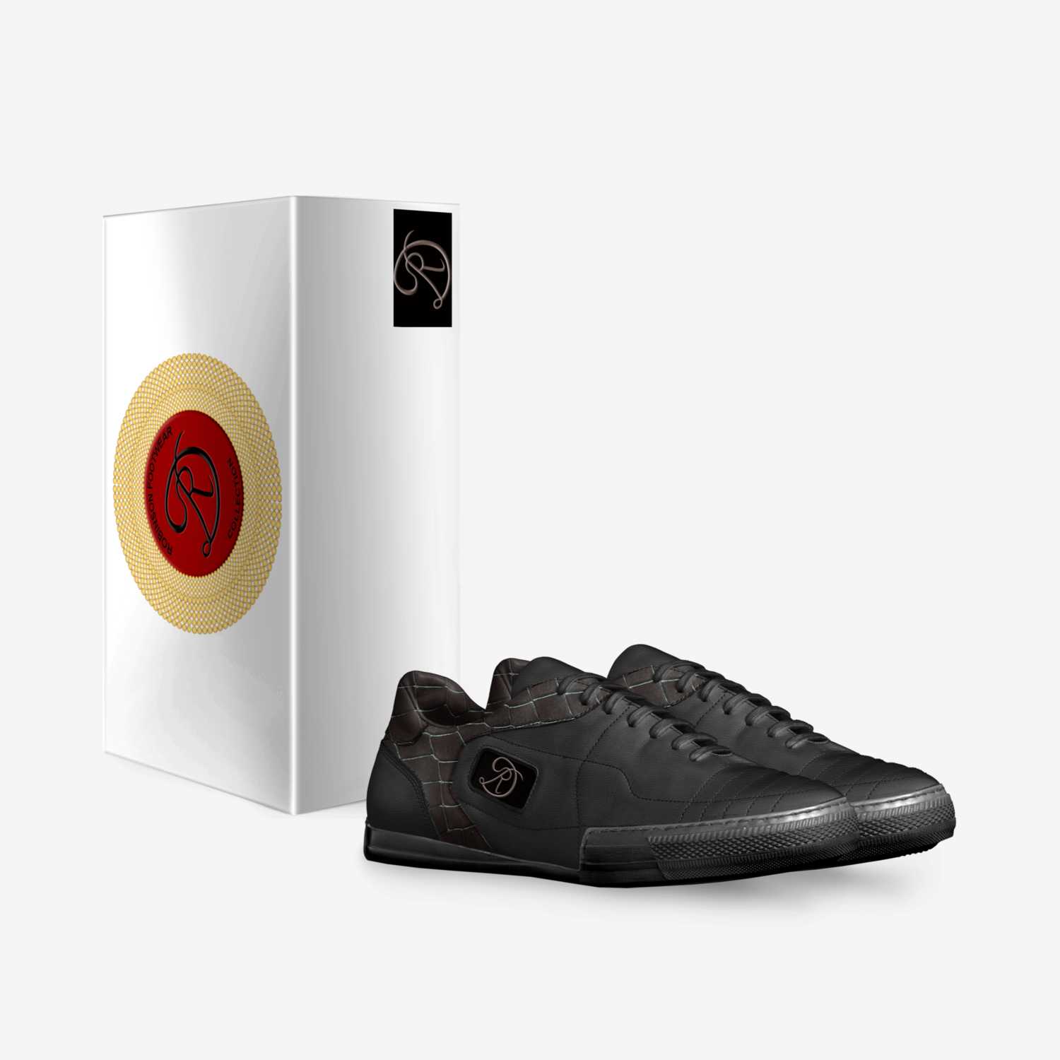 D Robinson BLK custom made in Italy shoes by Dane Robinson | Box view