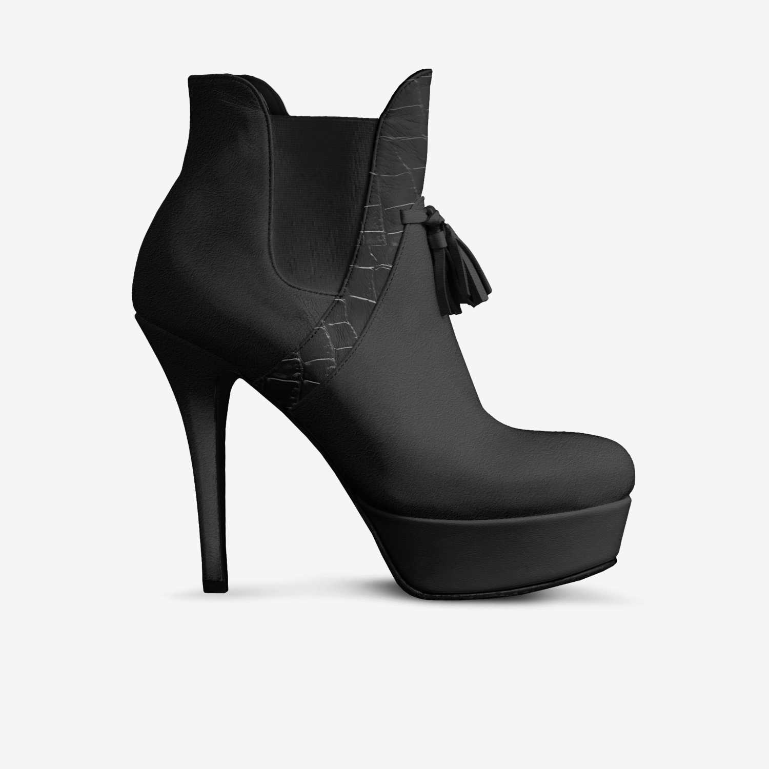 Rodeo custom made in Italy shoes by Tiffany Wingo | Side view