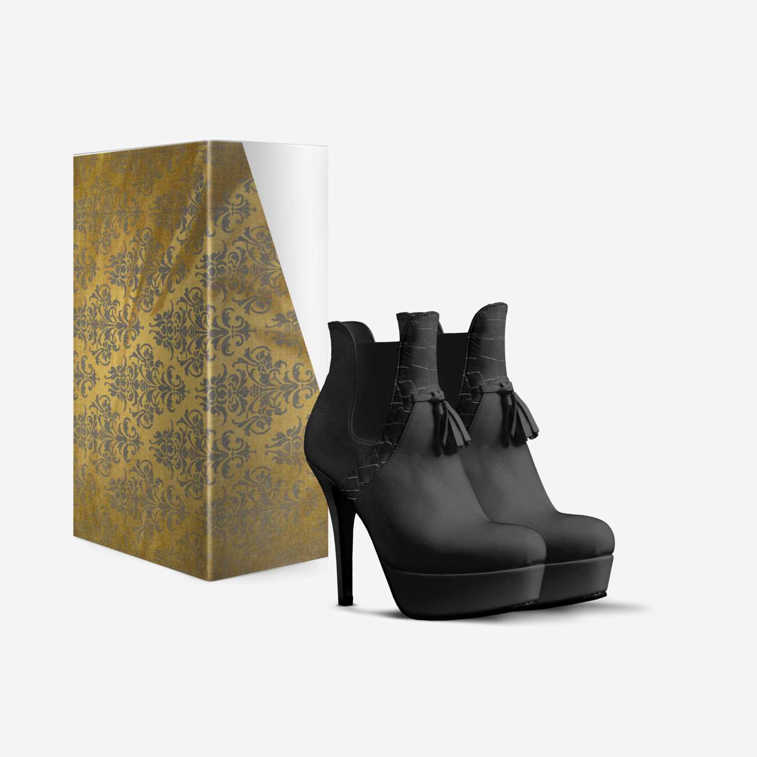 Rodeo custom made in Italy shoes by Tiffany Wingo | Box view
