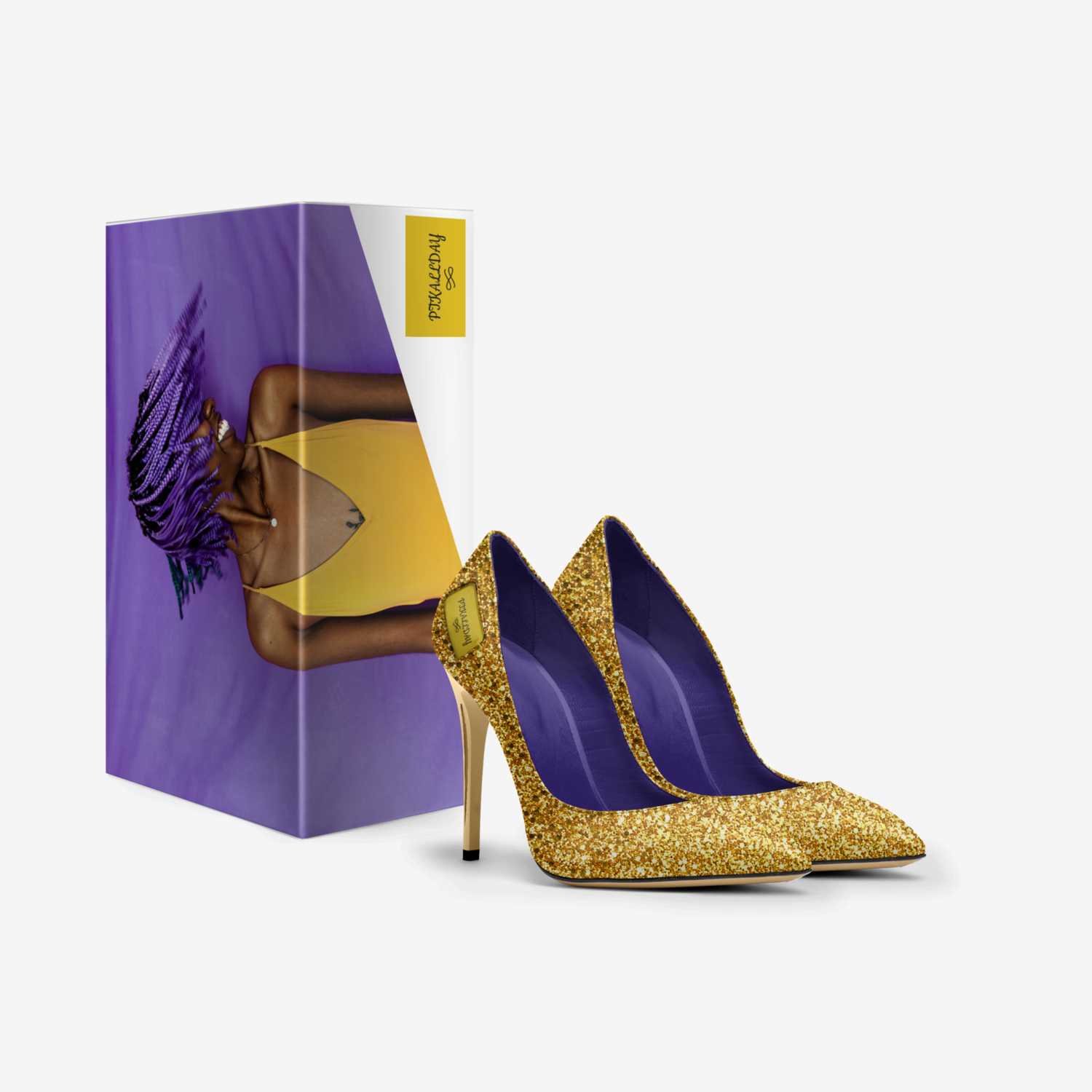 FUNKY FAITH custom made in Italy shoes by Charmaine Bettysingleton | Box view