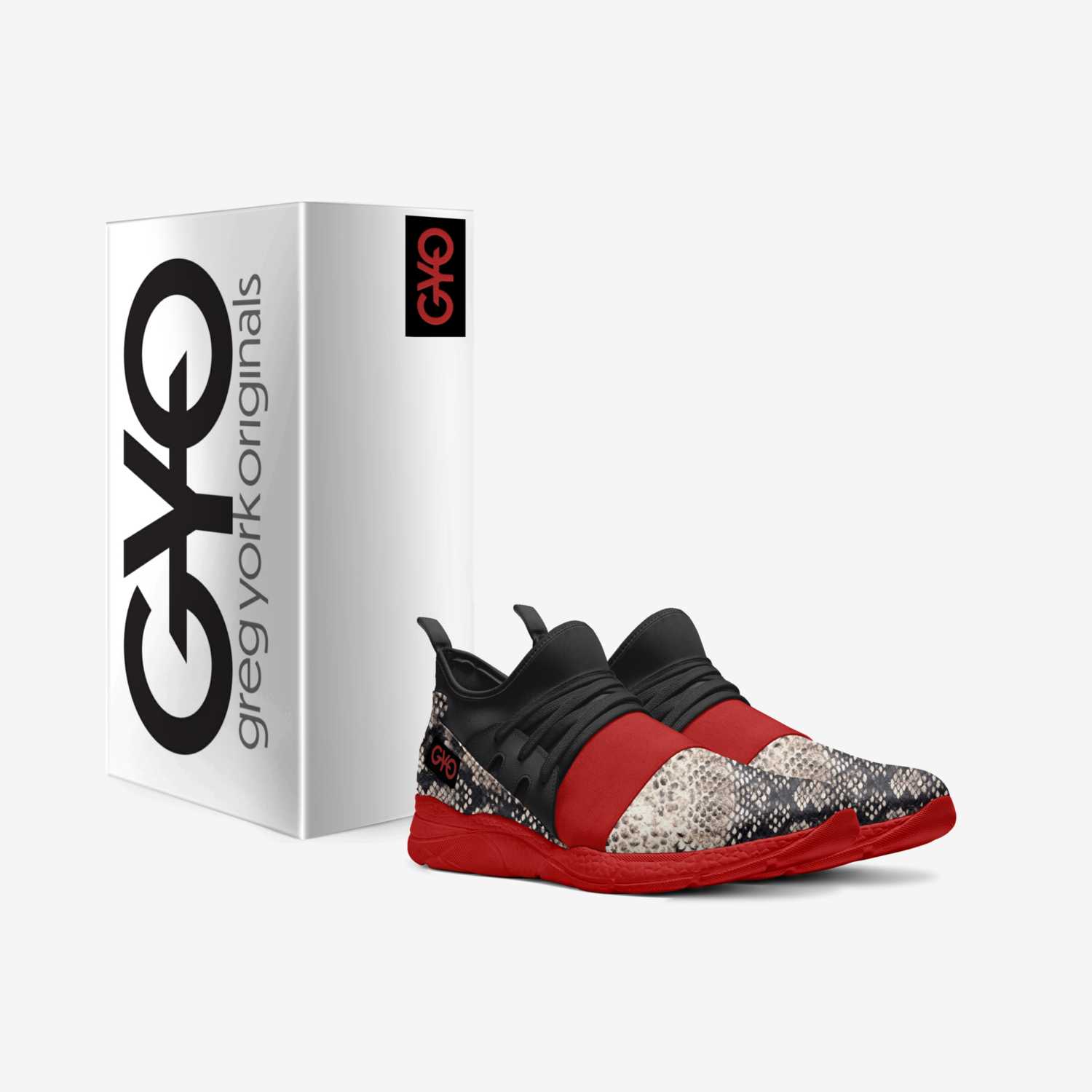 C0DE RED custom made in Italy shoes by Greg York | Box view