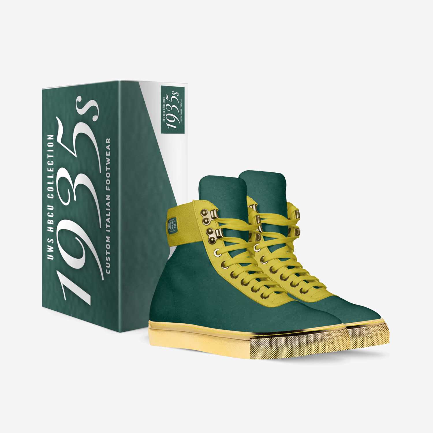 1935s custom made in Italy shoes by Urbanwallstreet Earl | Box view