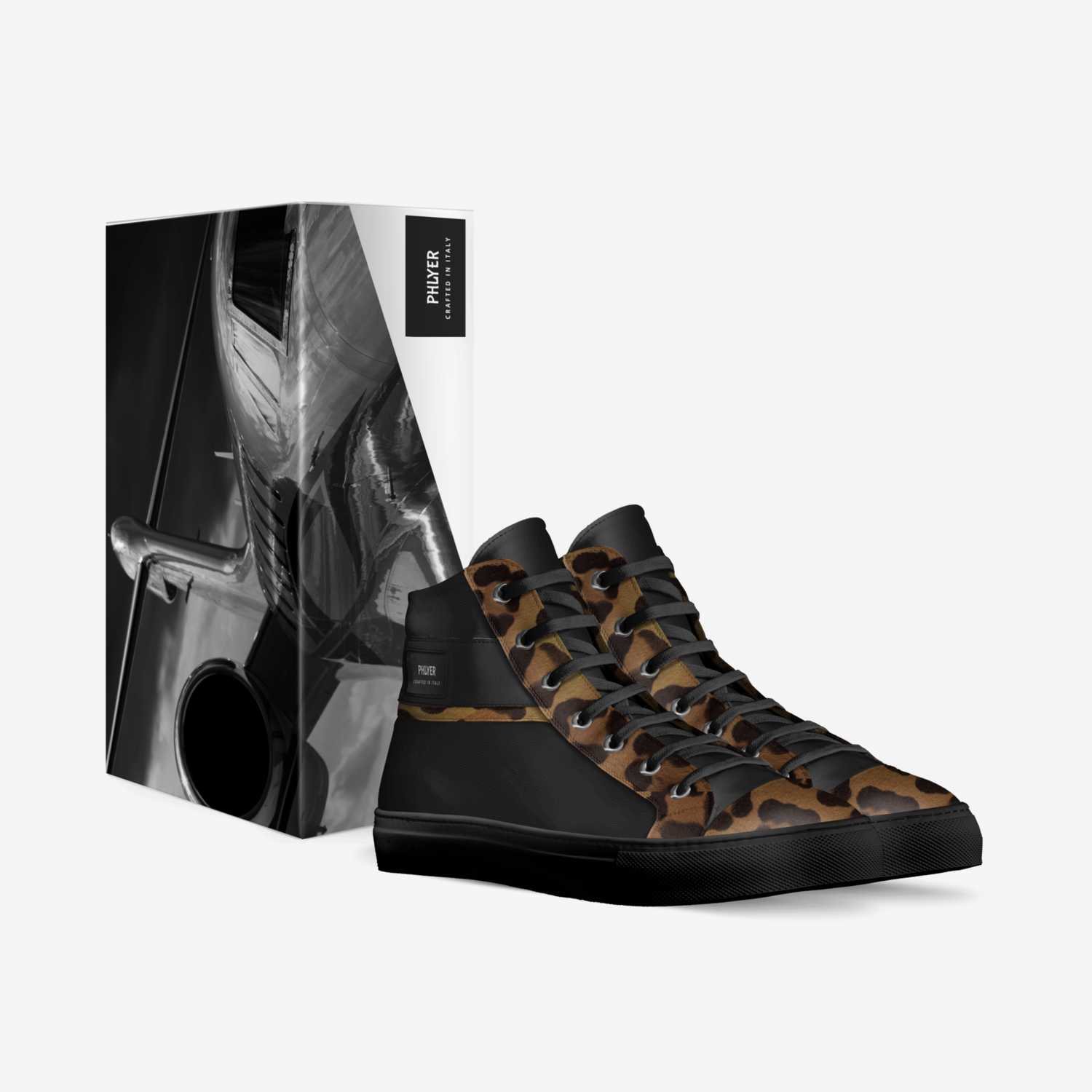 DarkJungle High II custom made in Italy shoes by Moyo Jones | Box view