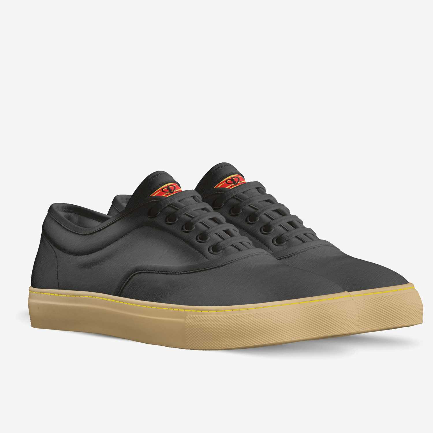 #BLM X VC Blk Gum custom made in Italy shoes by Paul Cabellon | Double view