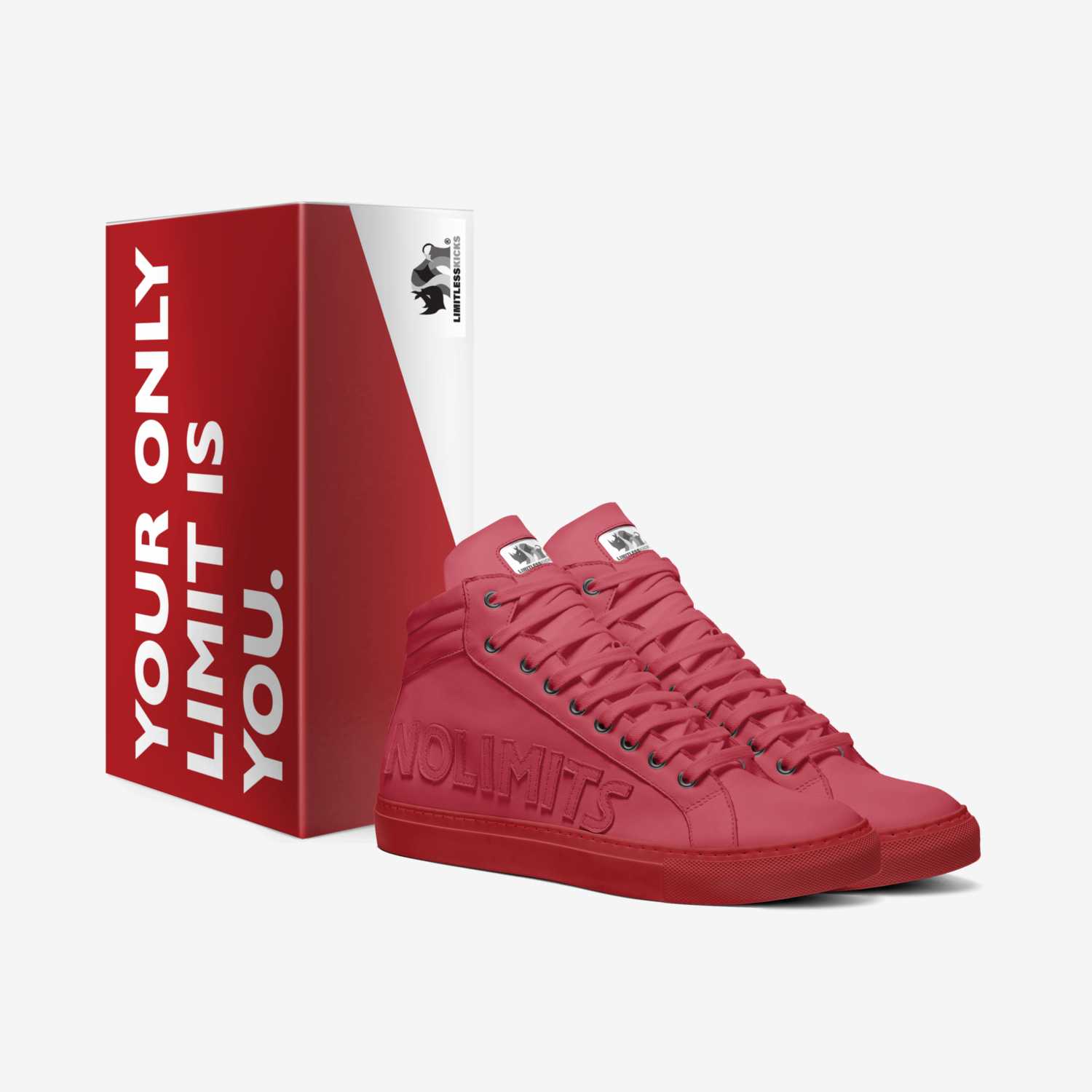 THE BA$$ custom made in Italy shoes by Limitless Kicks | Box view
