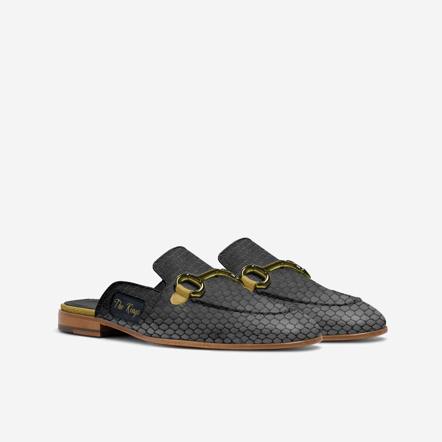 Escobar custom made in Italy shoes by Ahmed F M Hamdan | Double view