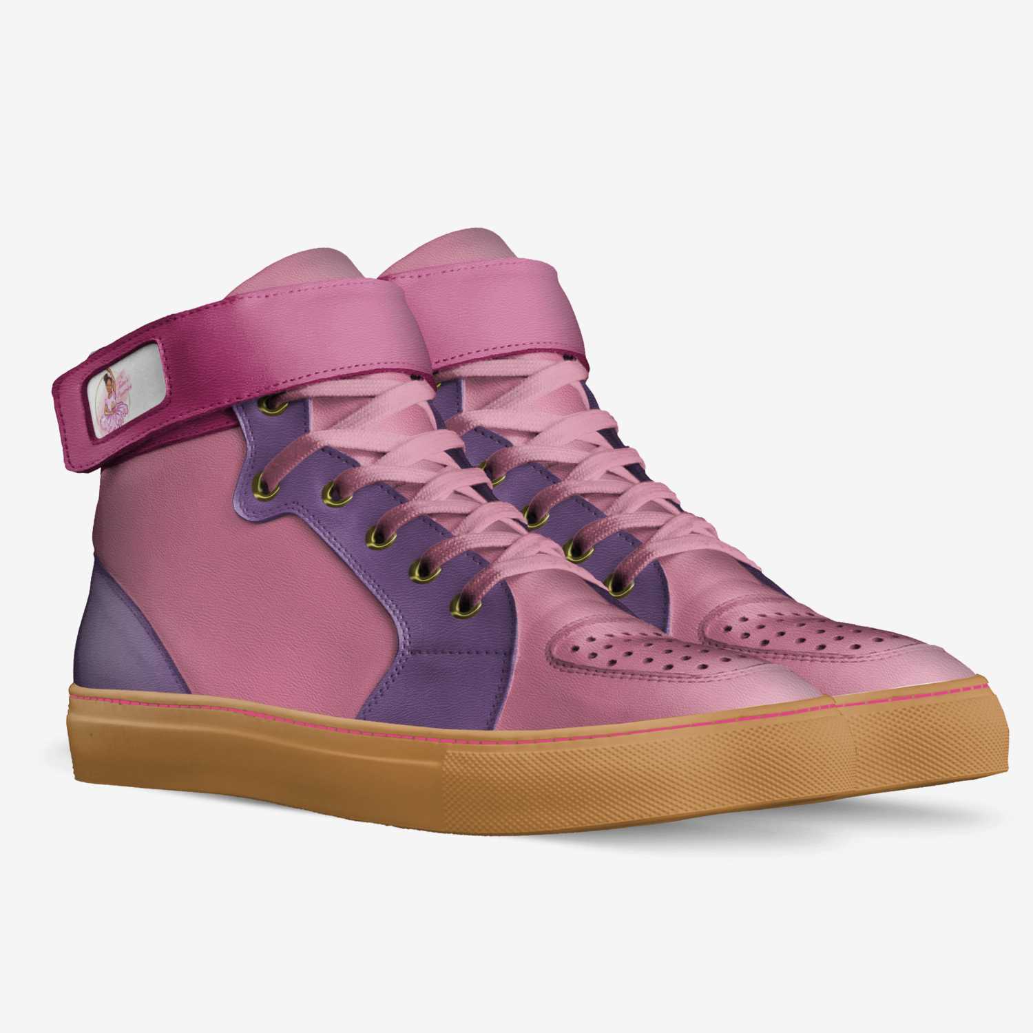TuTu's Pastries custom made in Italy shoes by Brittany Bush | Double view